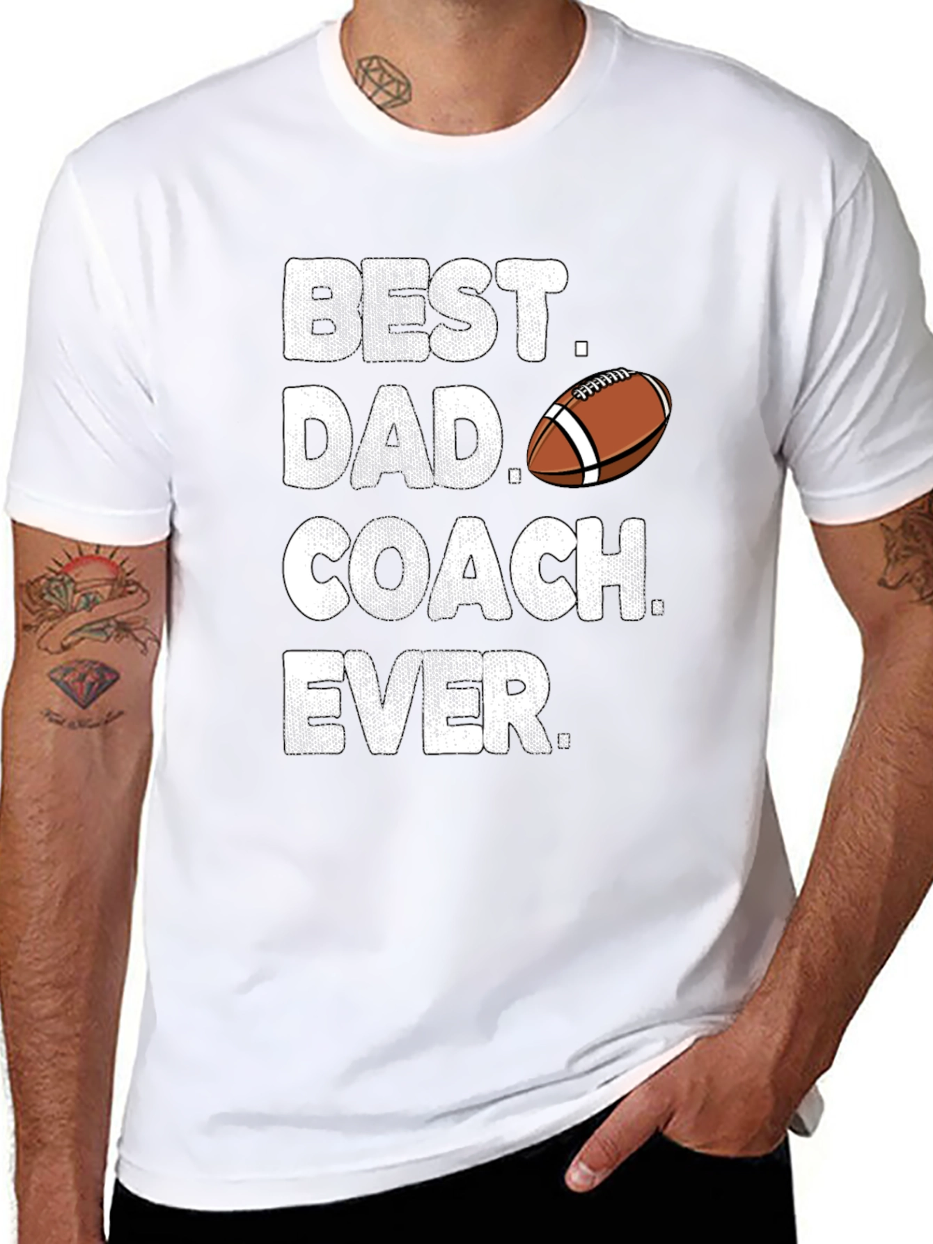 Best Dad Coach Ever T-Shirt