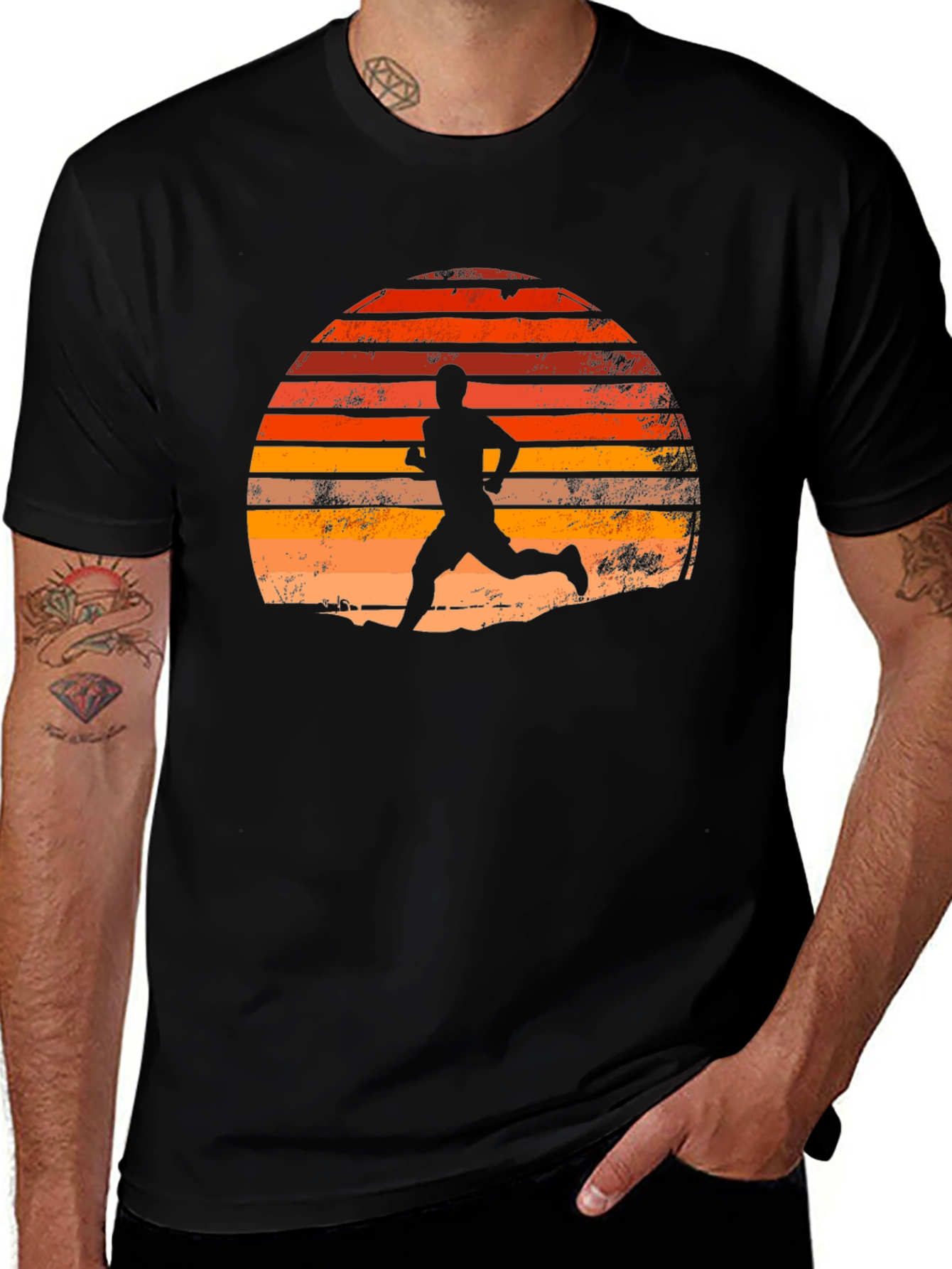 Sunset Runner Graphic T-Shirt