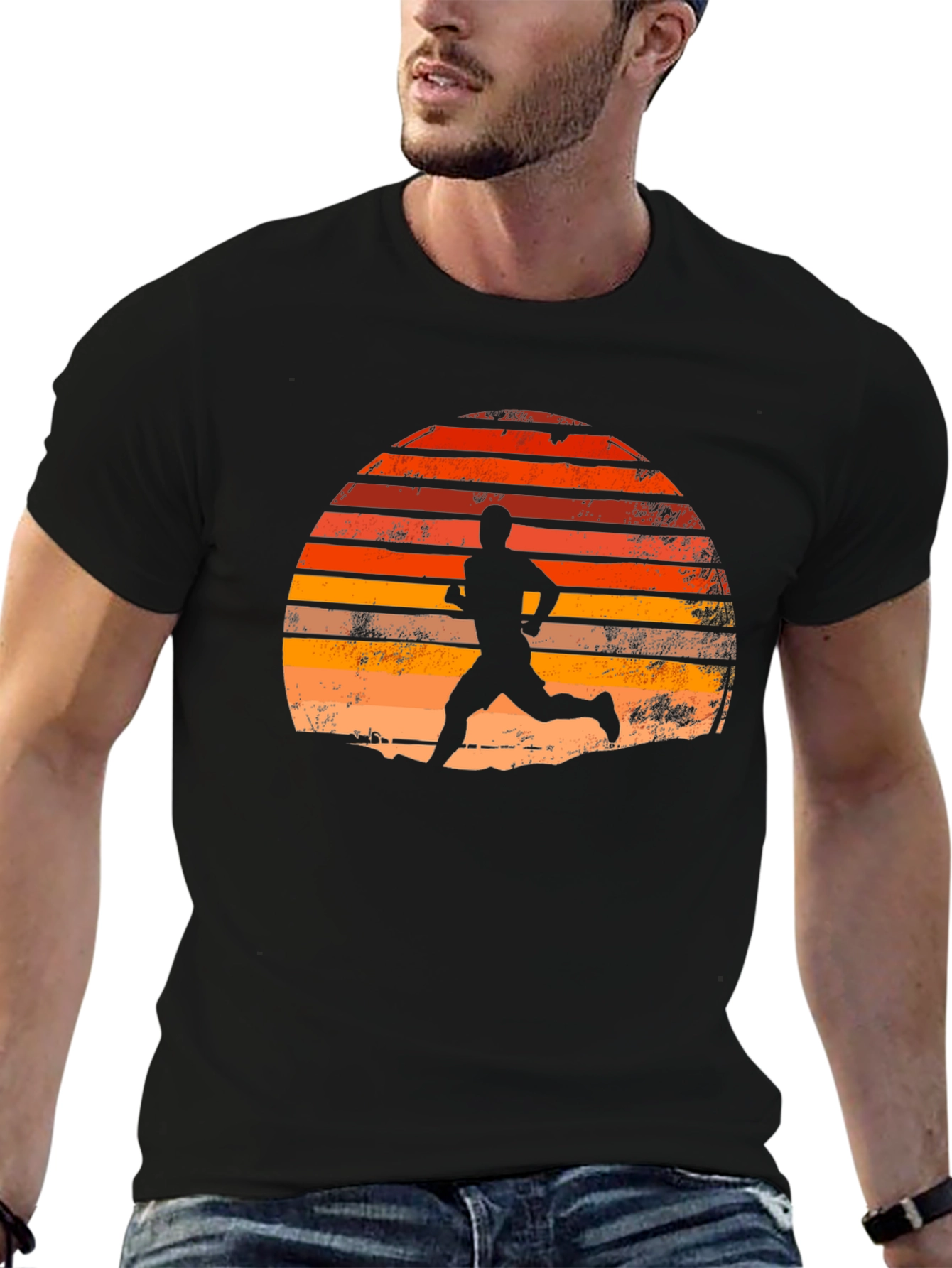 Sunset Runner Graphic T-Shirt