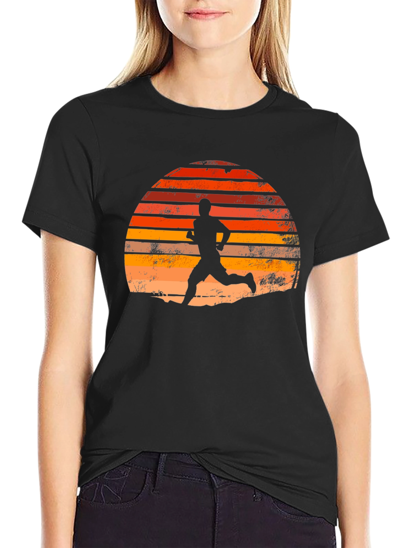 Sunset Runner Graphic T-Shirt
