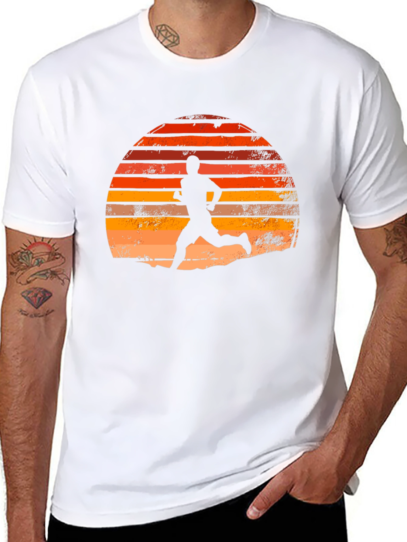 Sunset Runner Graphic T-Shirt