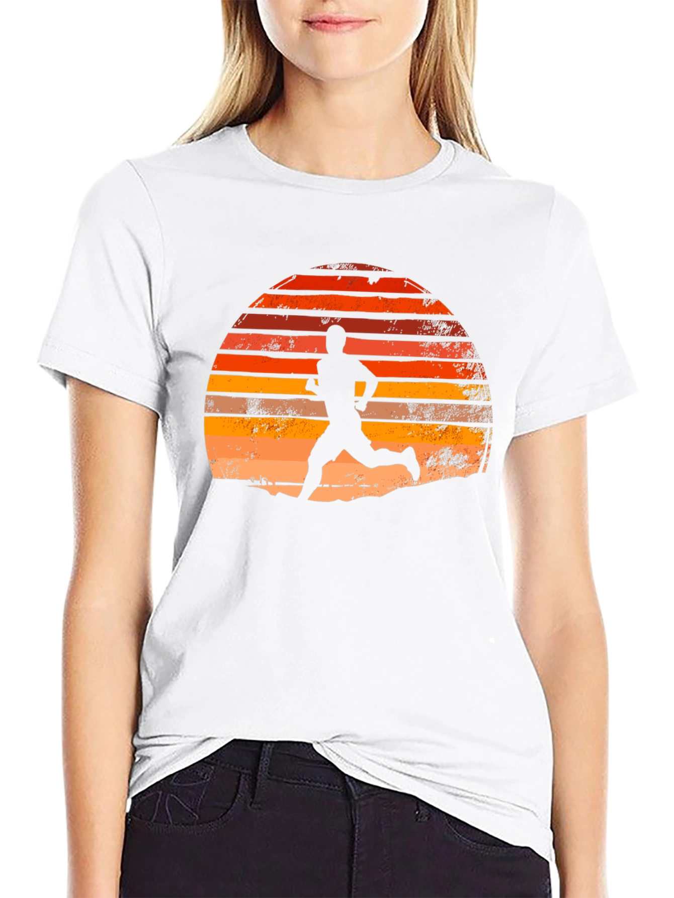 Sunset Runner Graphic T-Shirt