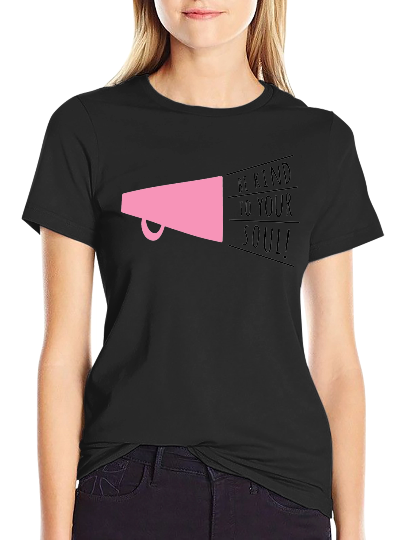 Be Kind to Your Soul Graphic Tee - Black