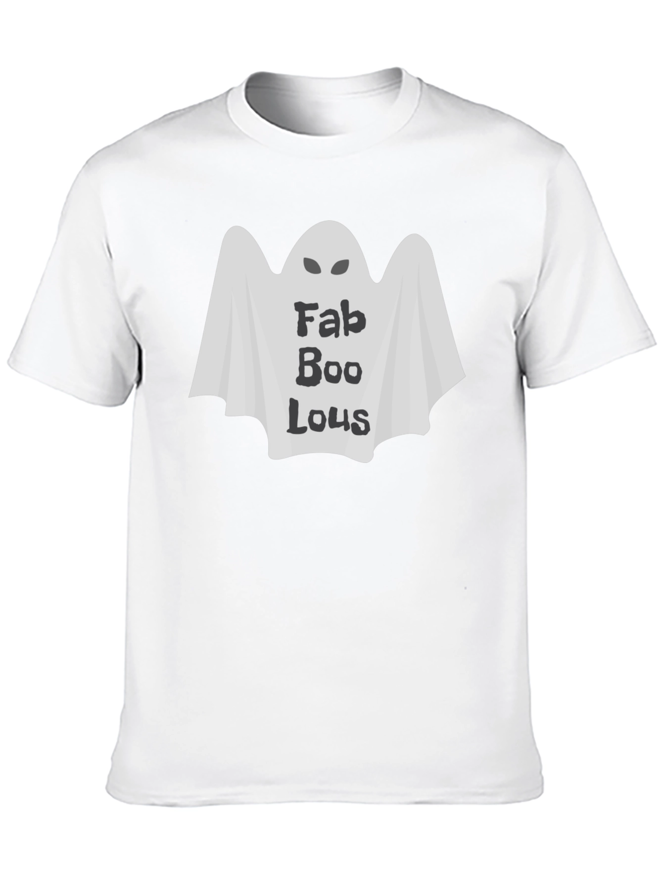 Fab Boolous Ghost Graphic Tee - Halloween T-Shirt