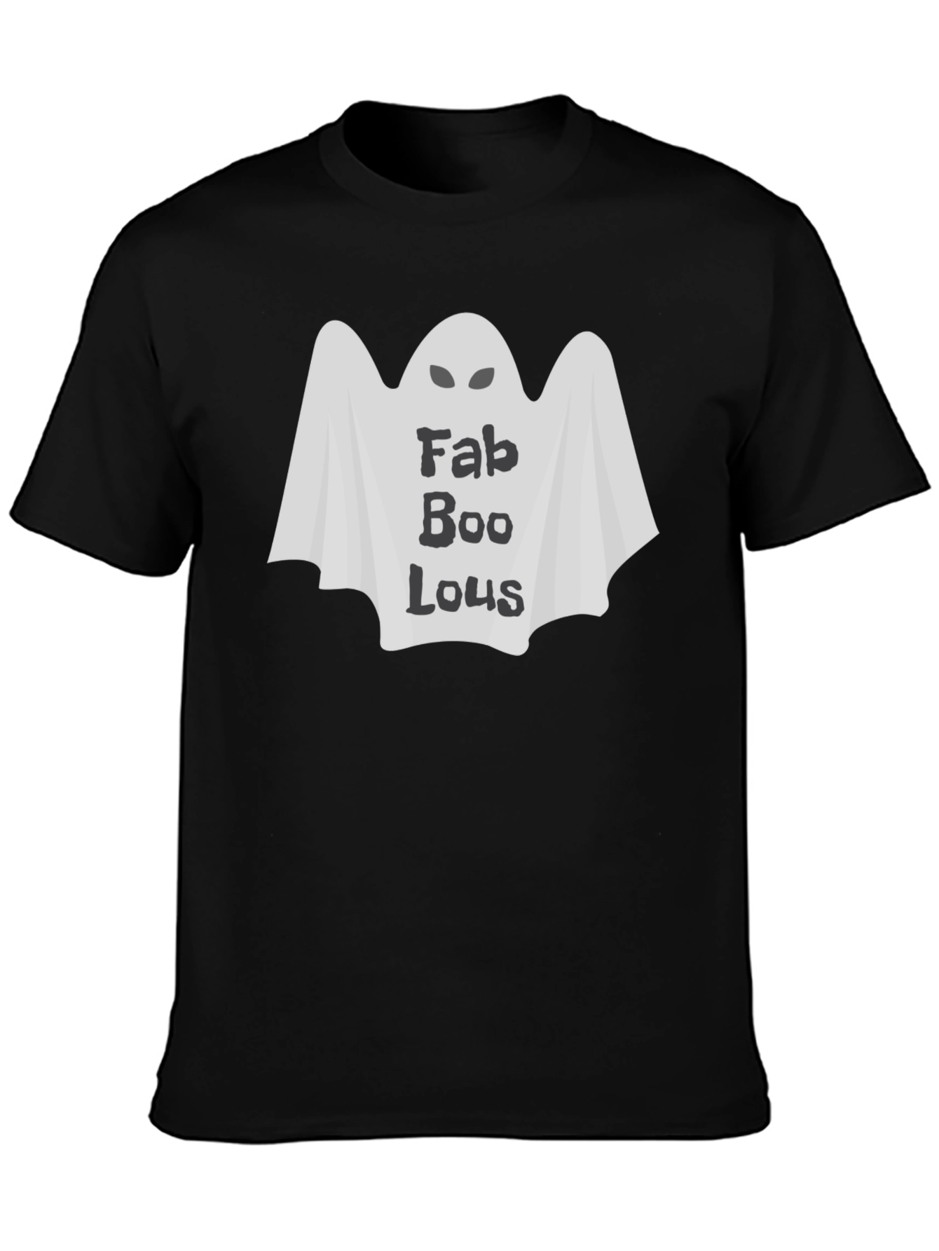 Fab Boolous Ghost Graphic Tee - Halloween T-Shirt