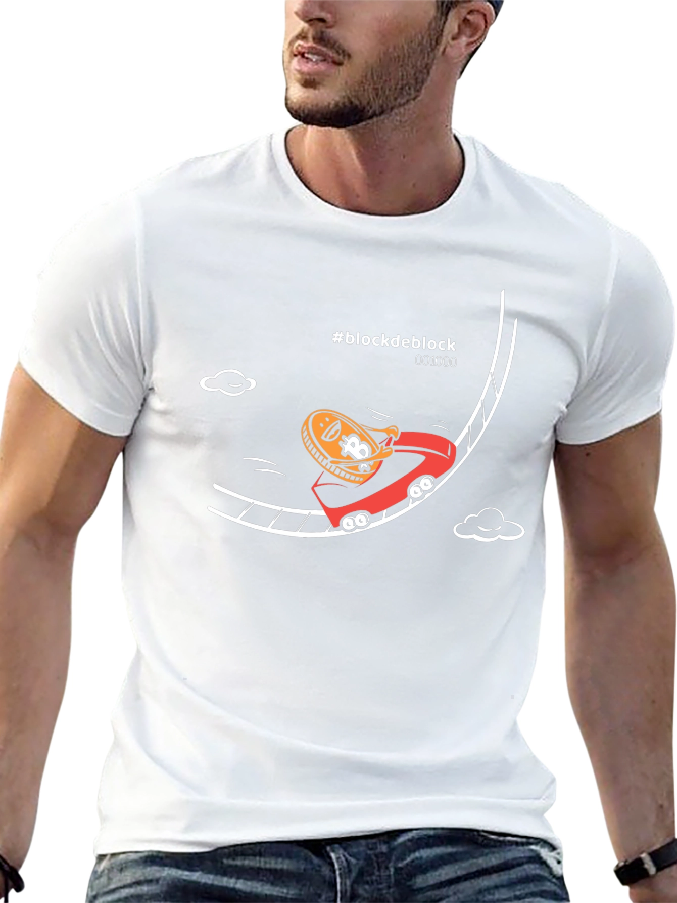 Blockdeblock Bitcoin Rollercoaster T-Shirt