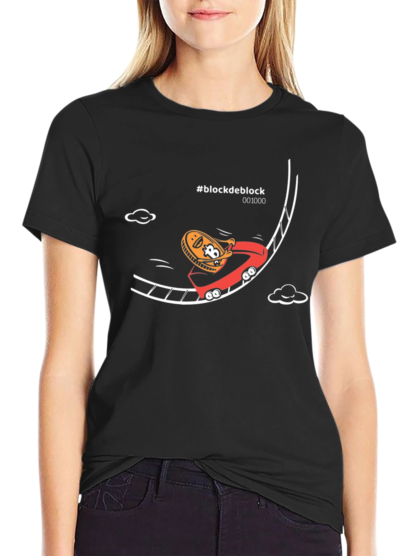 Blockdeblock Bitcoin Rollercoaster T-Shirt