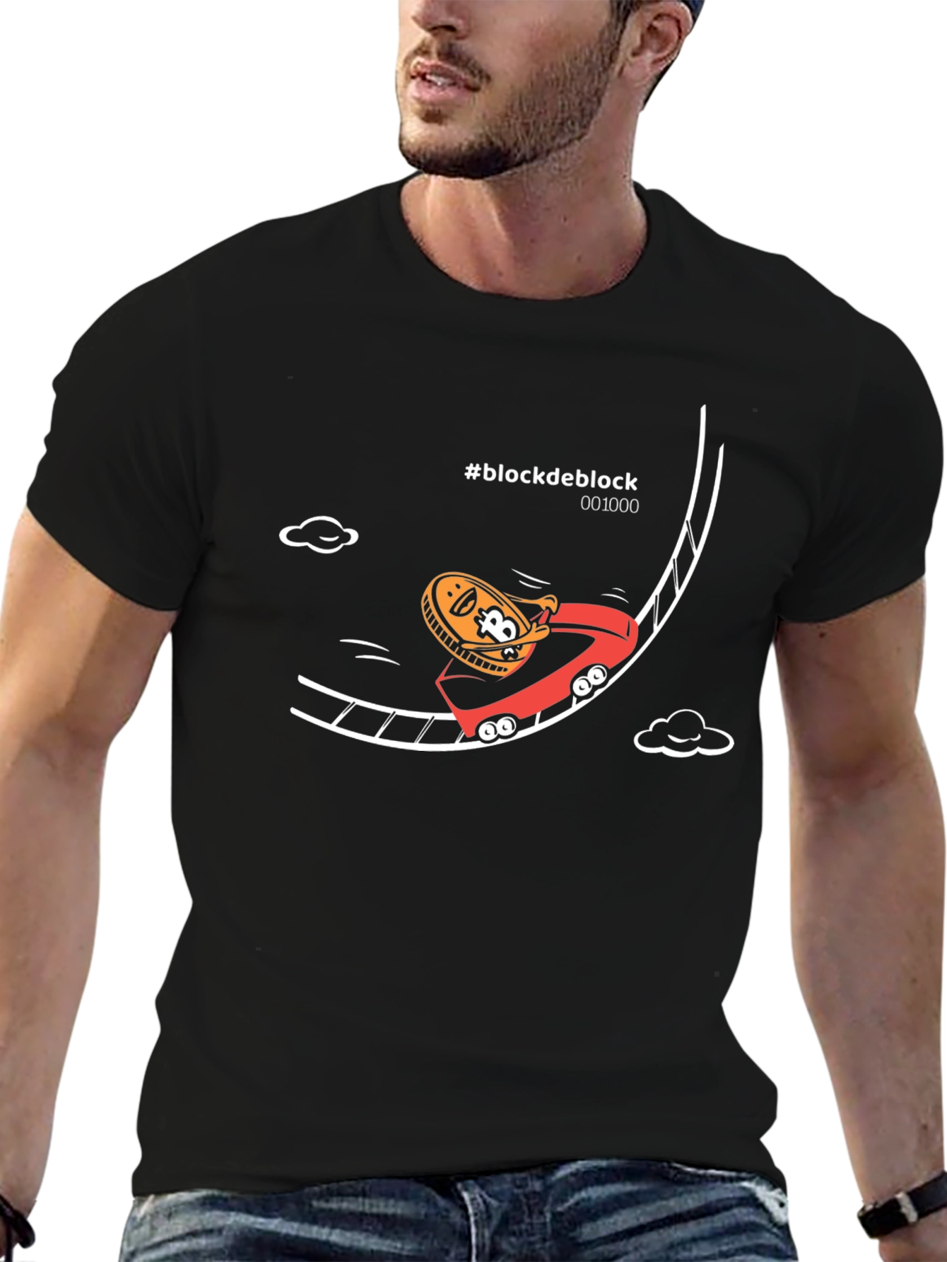Blockdeblock Bitcoin Rollercoaster T-Shirt