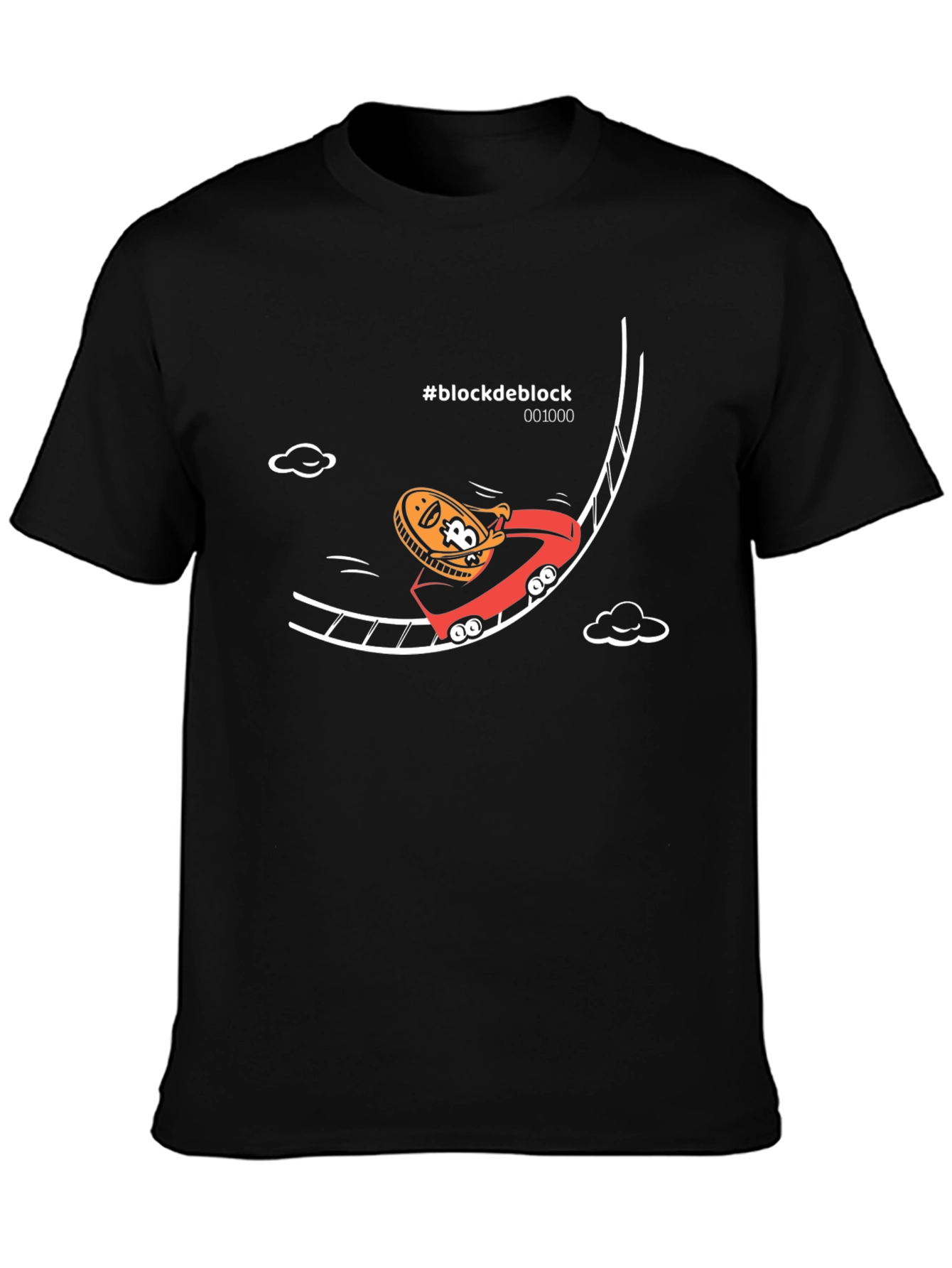 Blockdeblock Bitcoin Rollercoaster T-Shirt