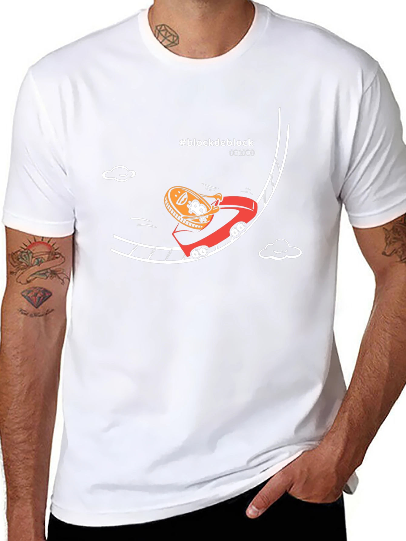 Blockdeblock Bitcoin Rollercoaster T-Shirt