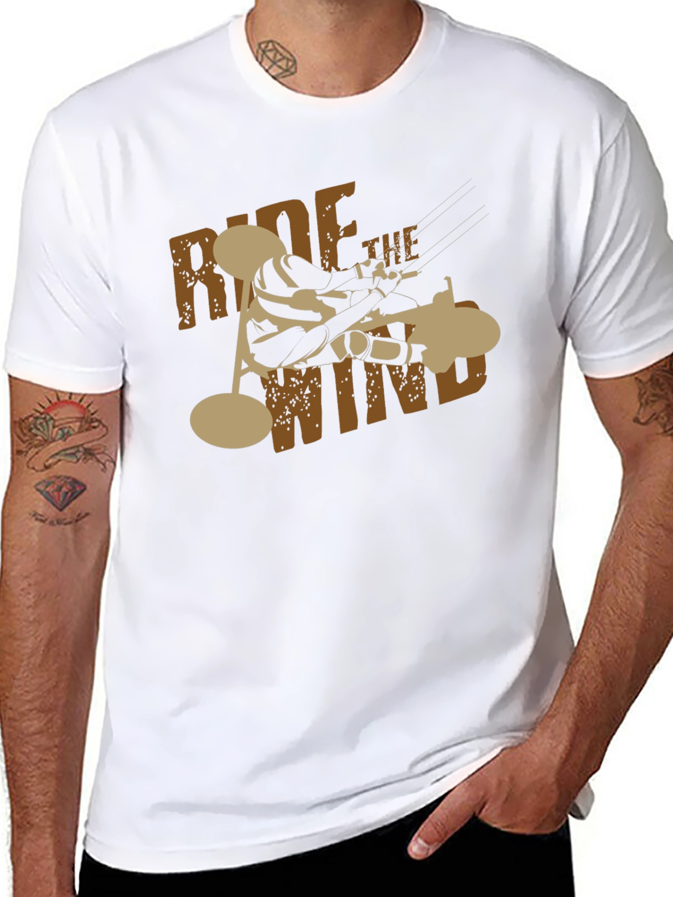 Ride the Wind T-Shirt - Black Tee