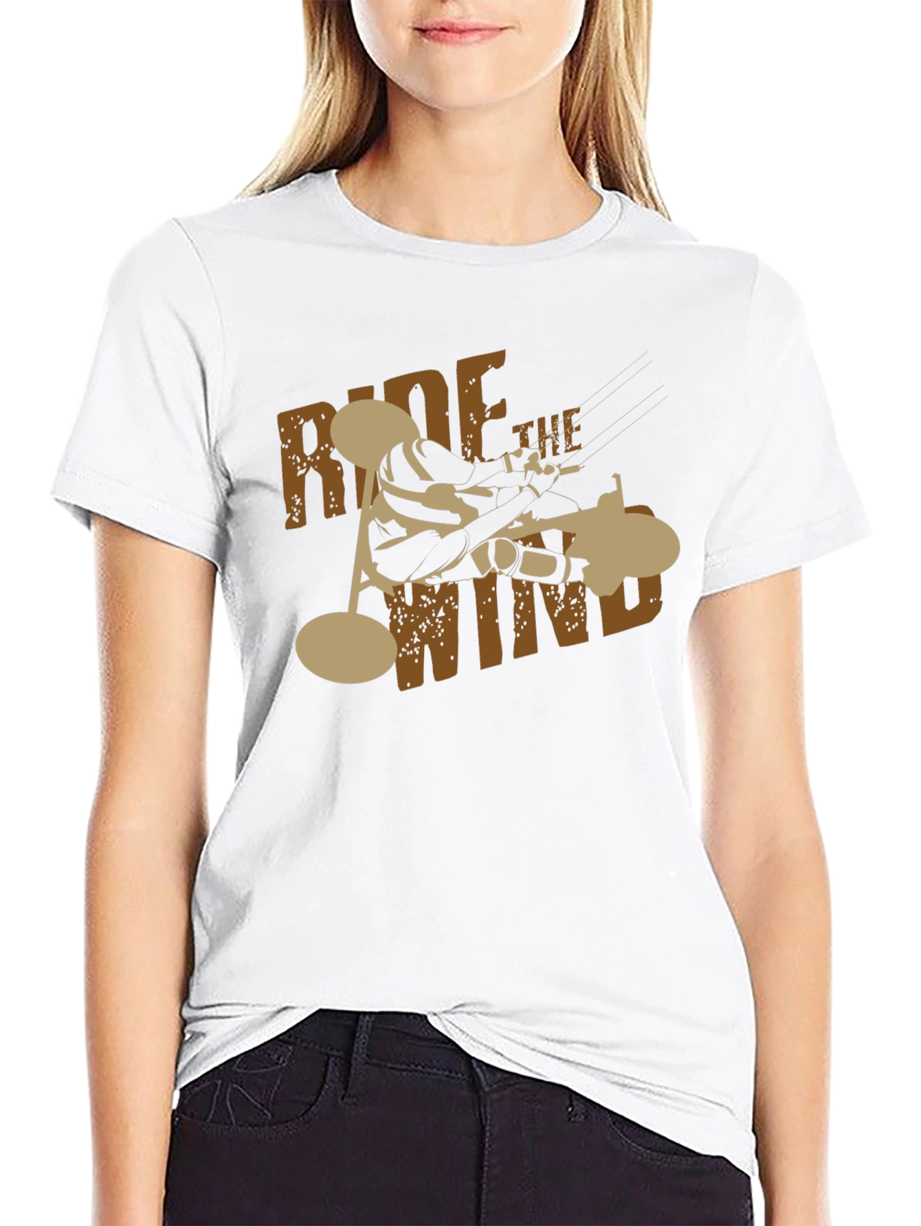 Ride the Wind T-Shirt - Black Tee