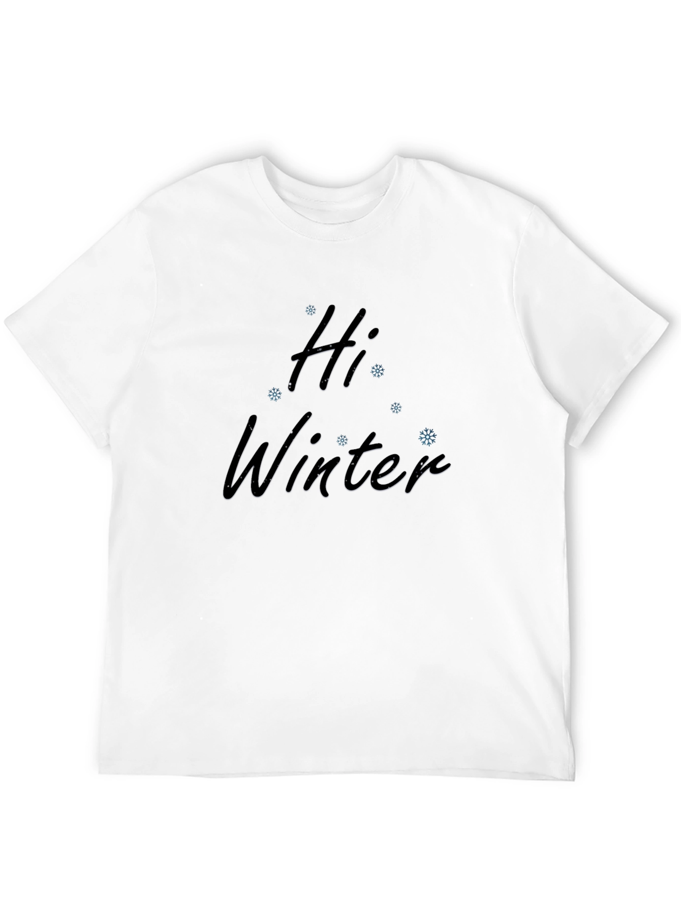Hi Winter Graphic Tee - Stylish Seasonal T-Shirt
