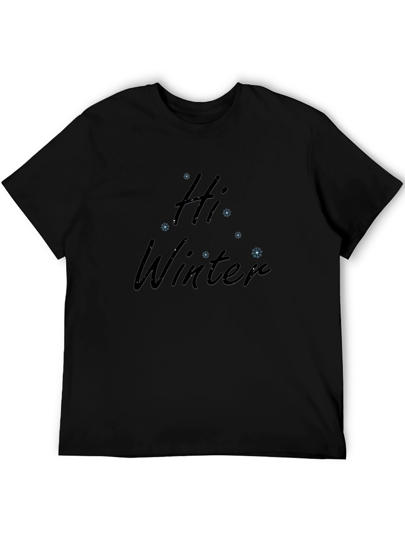 Hi Winter Graphic Tee - Stylish Seasonal T-Shirt