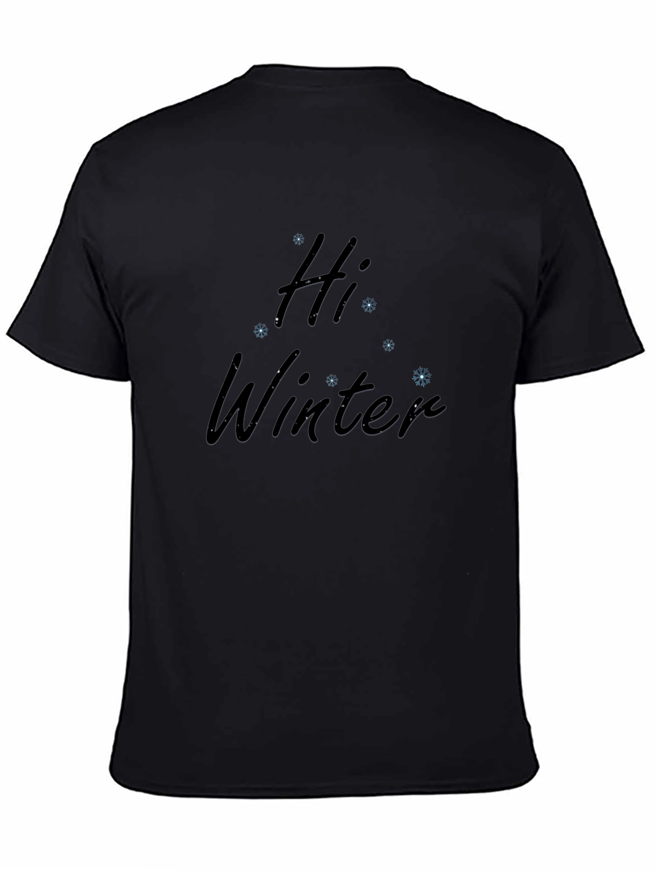 Hi Winter Graphic Tee - Stylish Seasonal T-Shirt