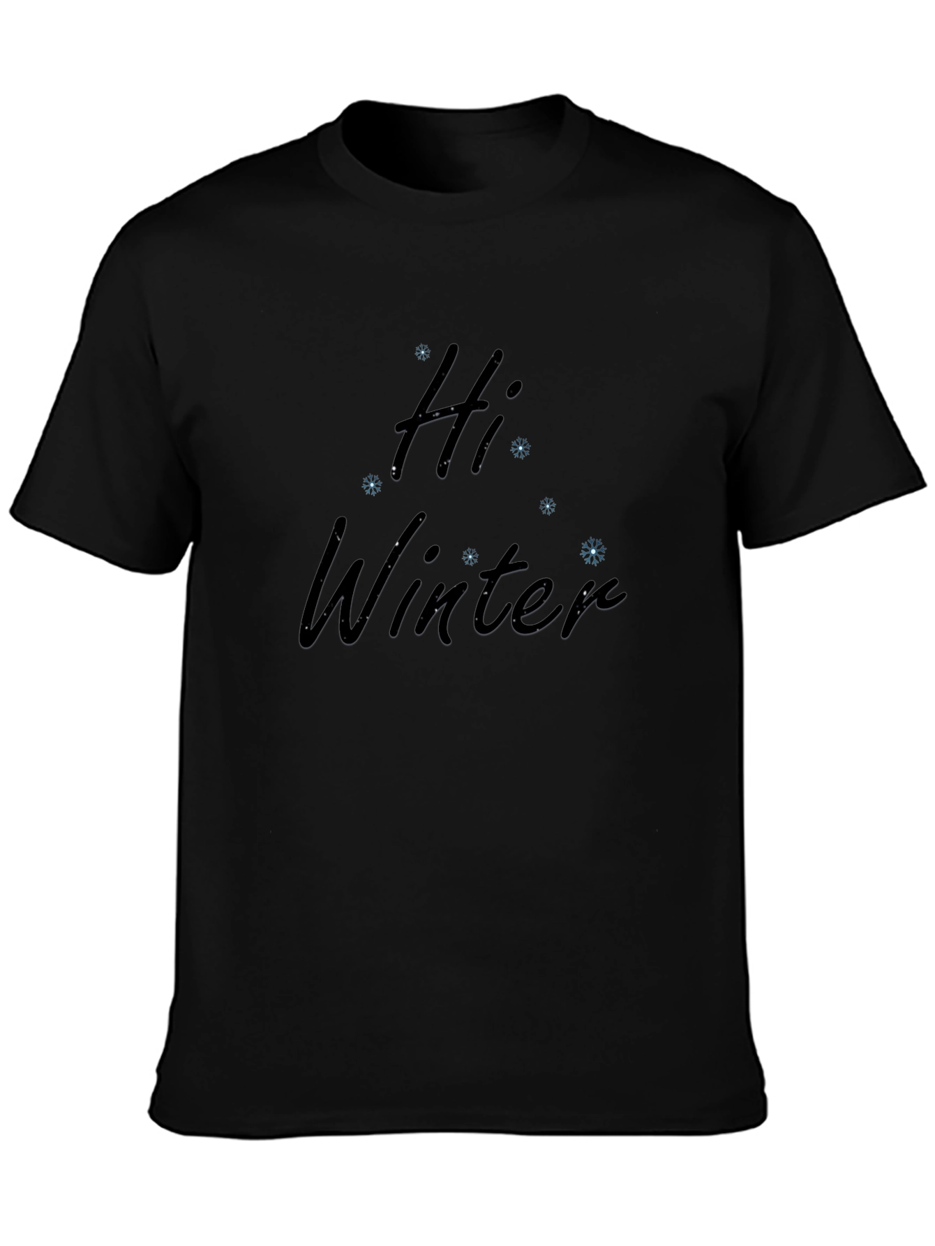 Hi Winter Graphic Tee - Stylish Seasonal T-Shirt