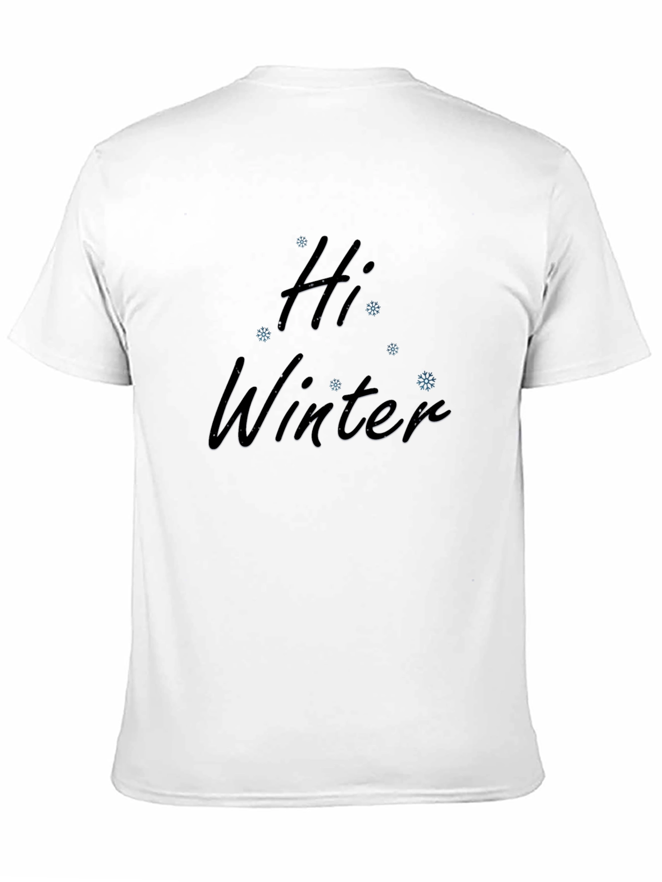 Hi Winter Graphic Tee - Stylish Seasonal T-Shirt