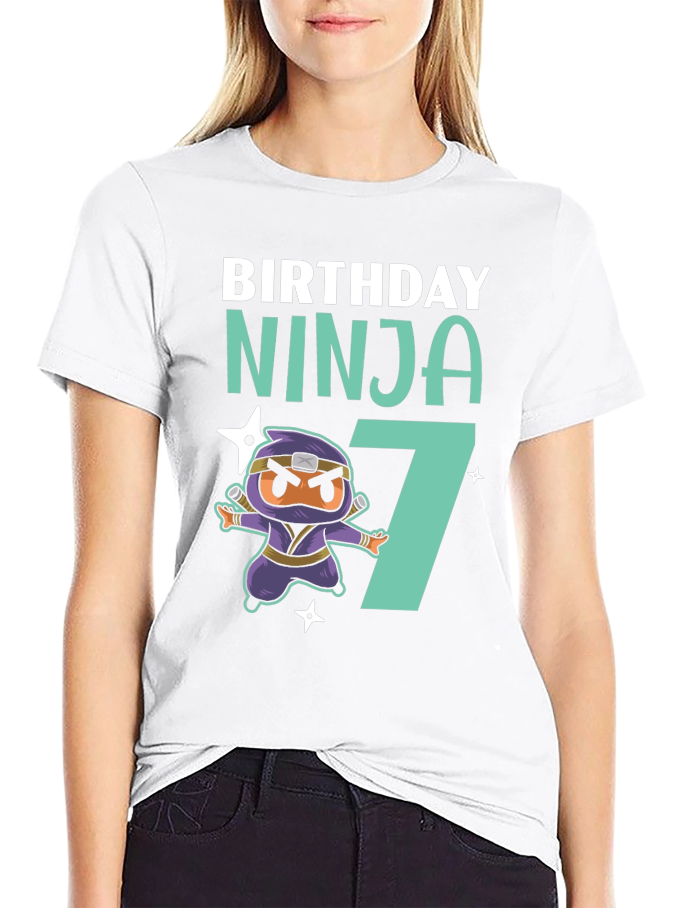 Birthday Ninja 7 T-Shirt - Fun Kids Tee