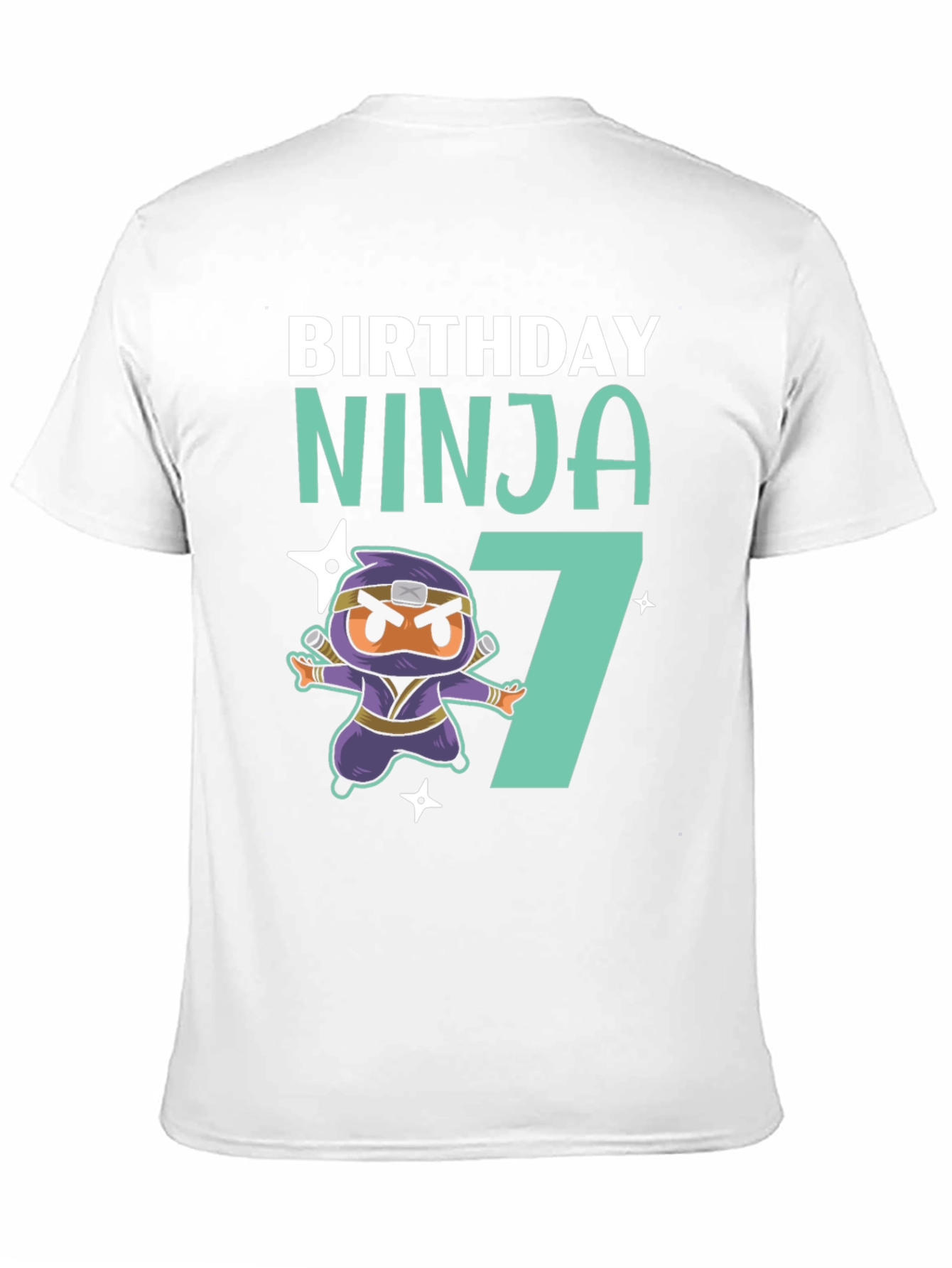Birthday Ninja 7 T-Shirt - Fun Kids Tee