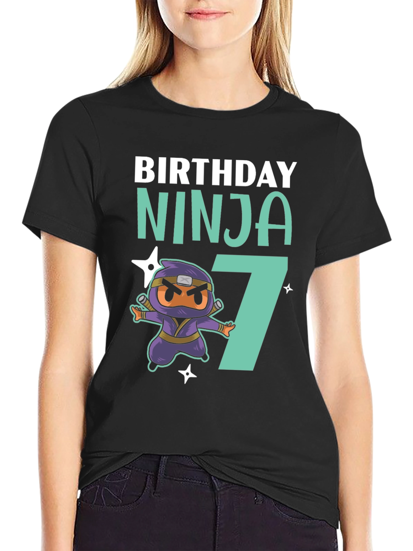 Birthday Ninja 7 T-Shirt - Fun Kids Tee