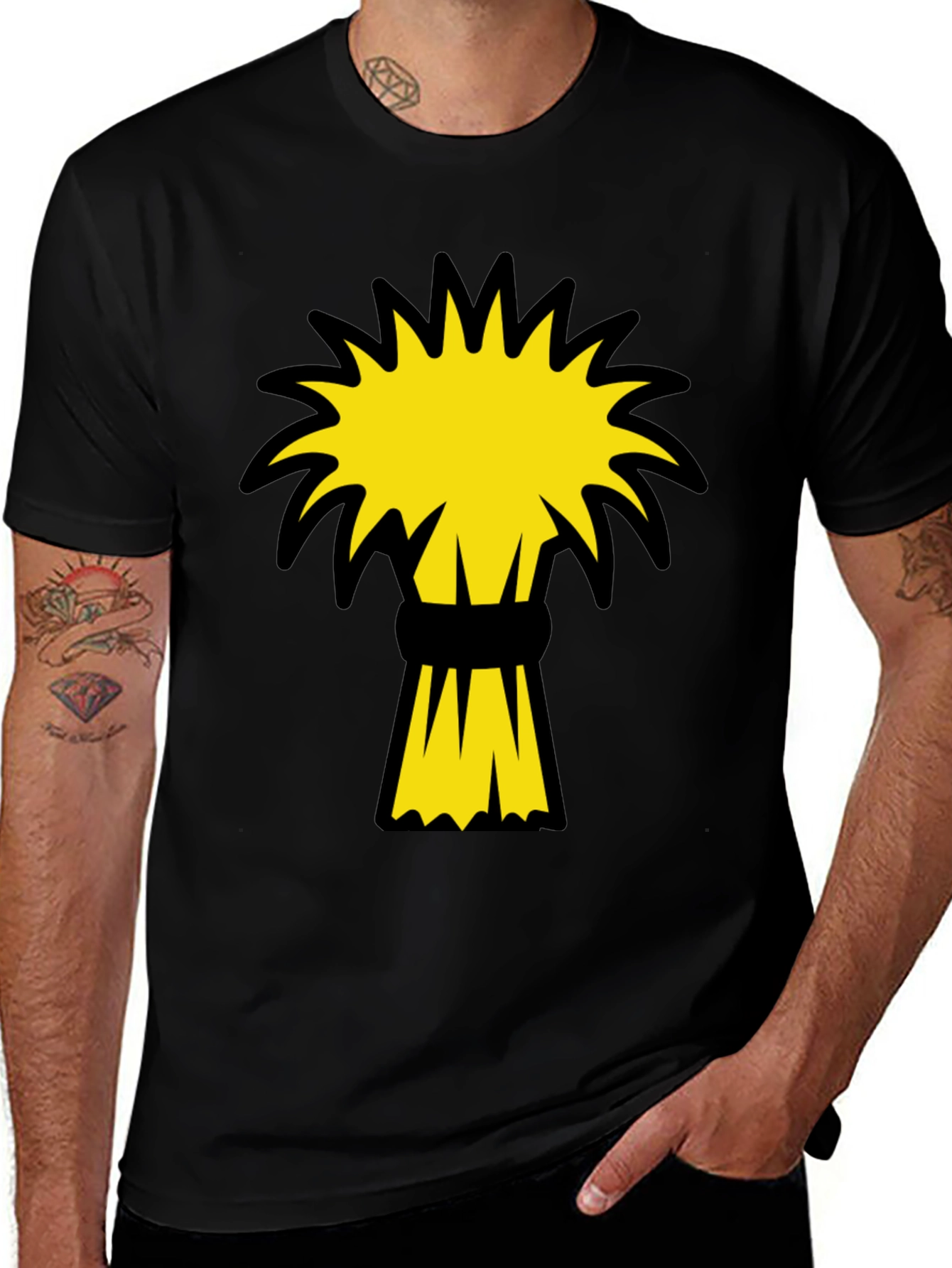 Wiltshire Sheaf Black T-Shirt