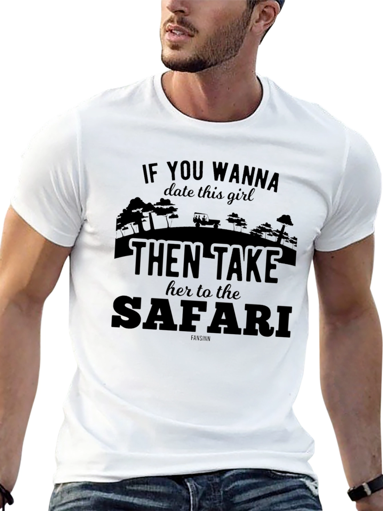 Safari Date T-Shirt - Wanna Date This Girl? Tee