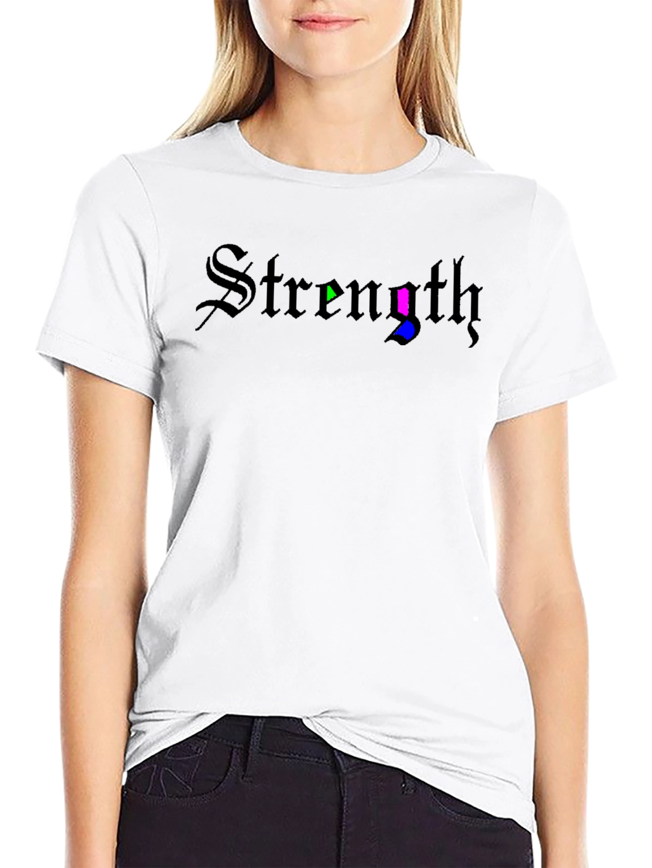 Strength Gothic T-Shirt - Black
