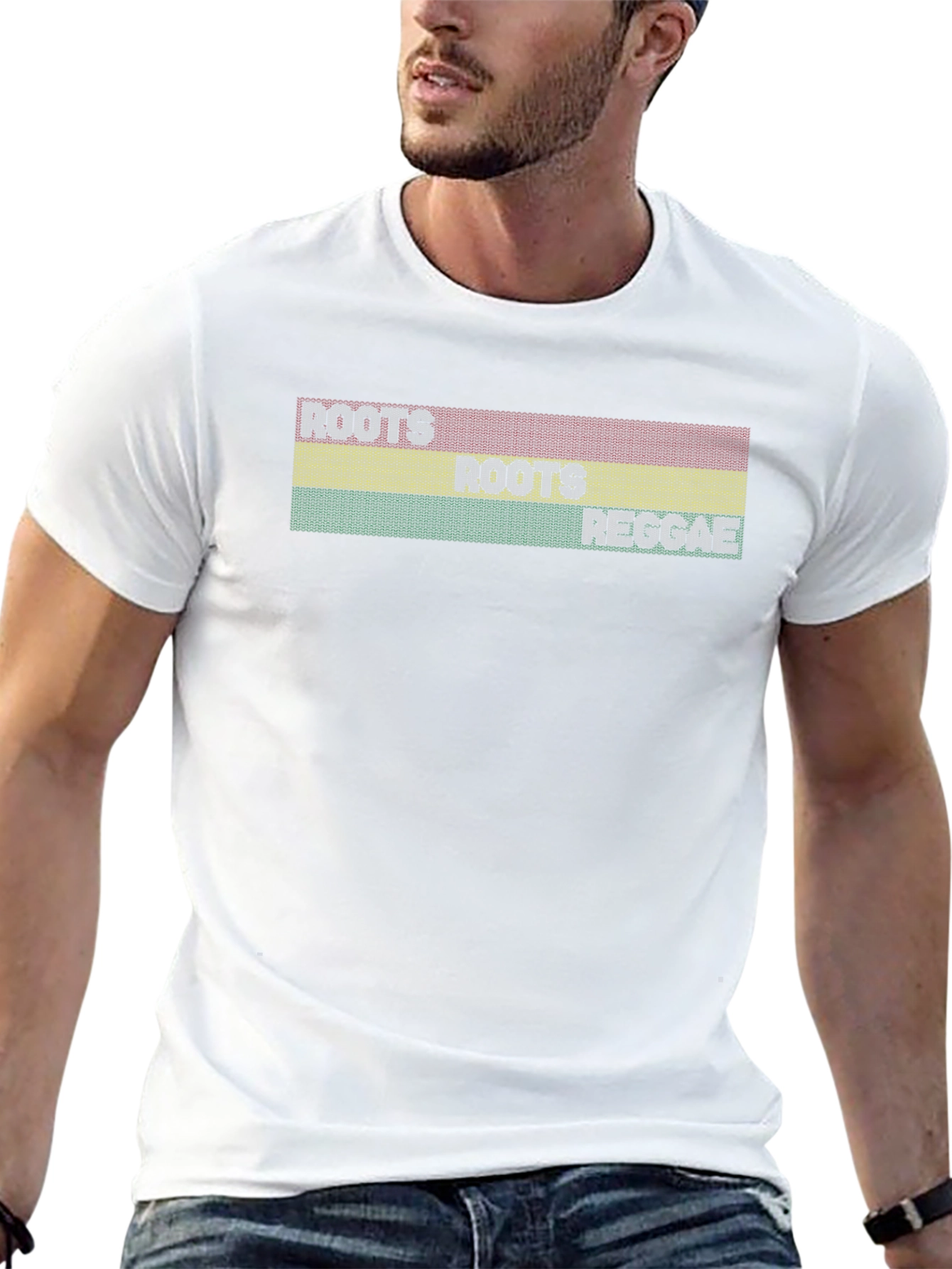 Roots Reggae Graphic T-Shirt - Black