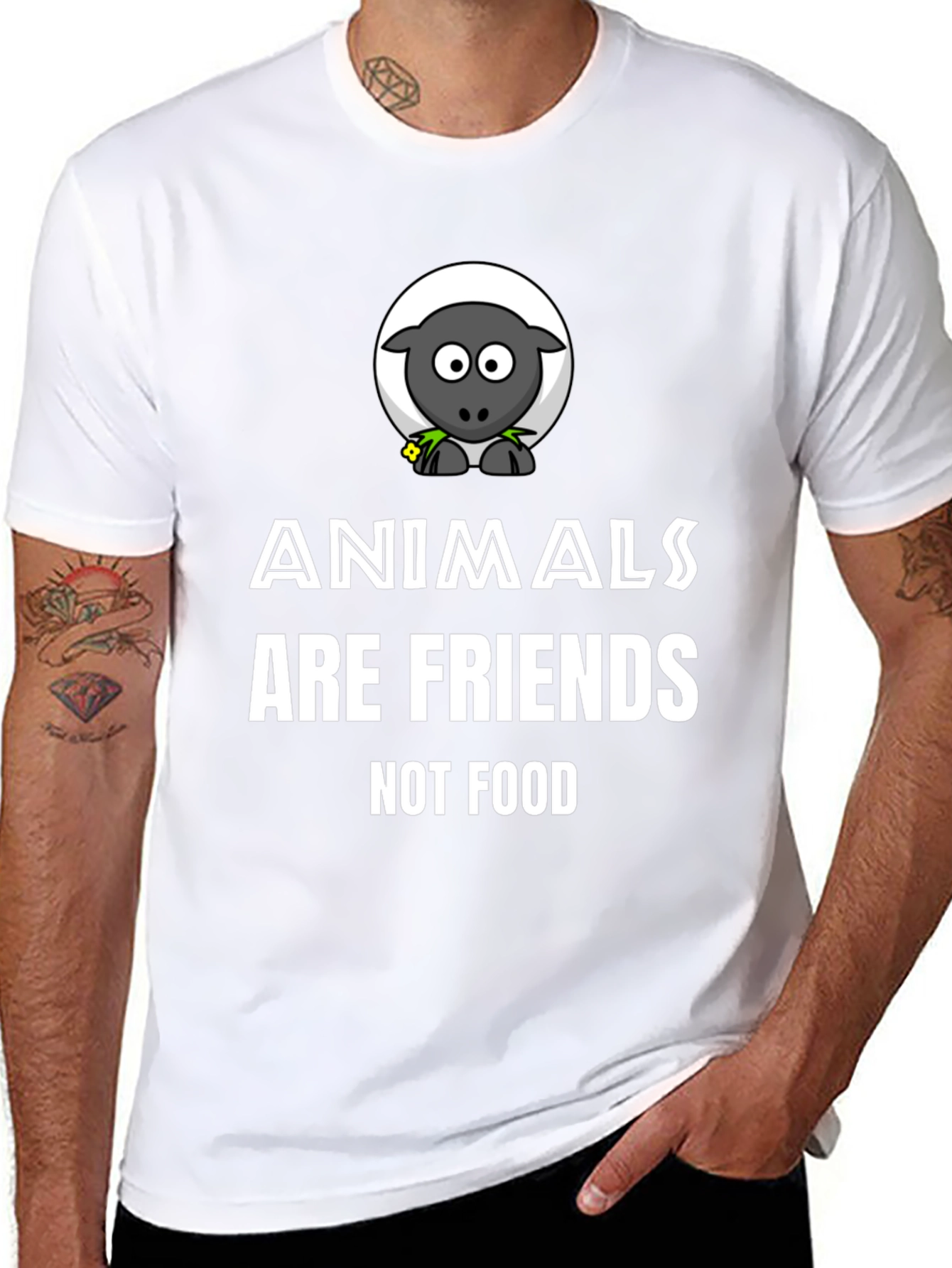 Animals Are Friends Not Food T-Shirt