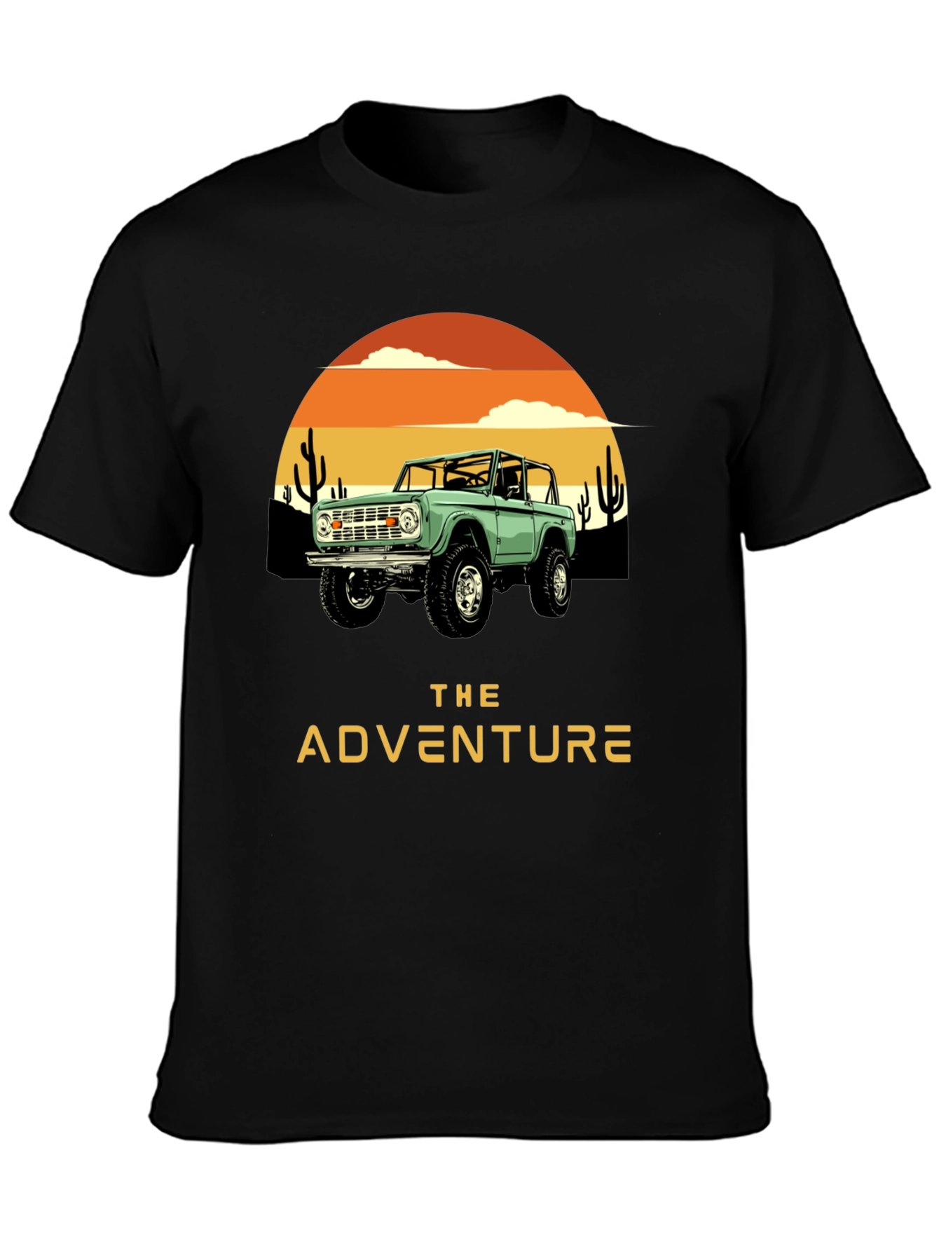 The Adventure Graphic Tee - Desert Bronco Design