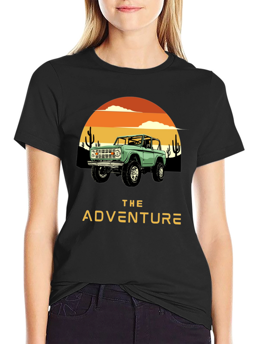 The Adventure Graphic Tee - Desert Bronco Design
