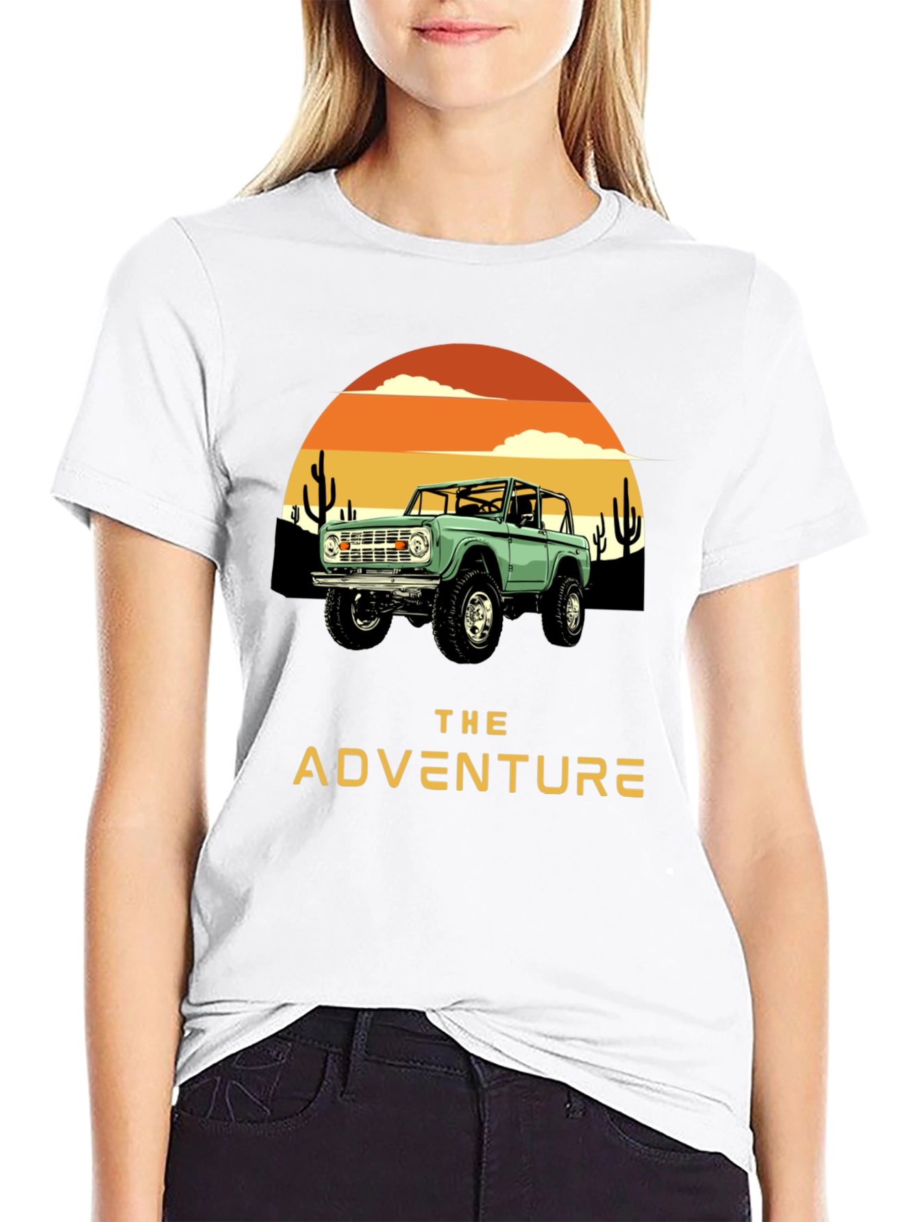 The Adventure Graphic Tee - Desert Bronco Design