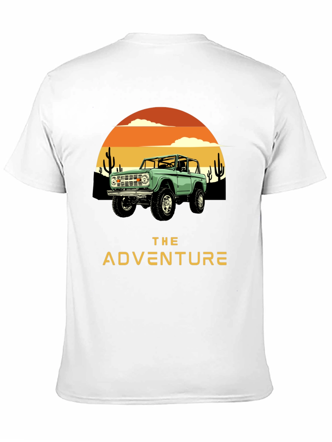 The Adventure Graphic Tee - Desert Bronco Design