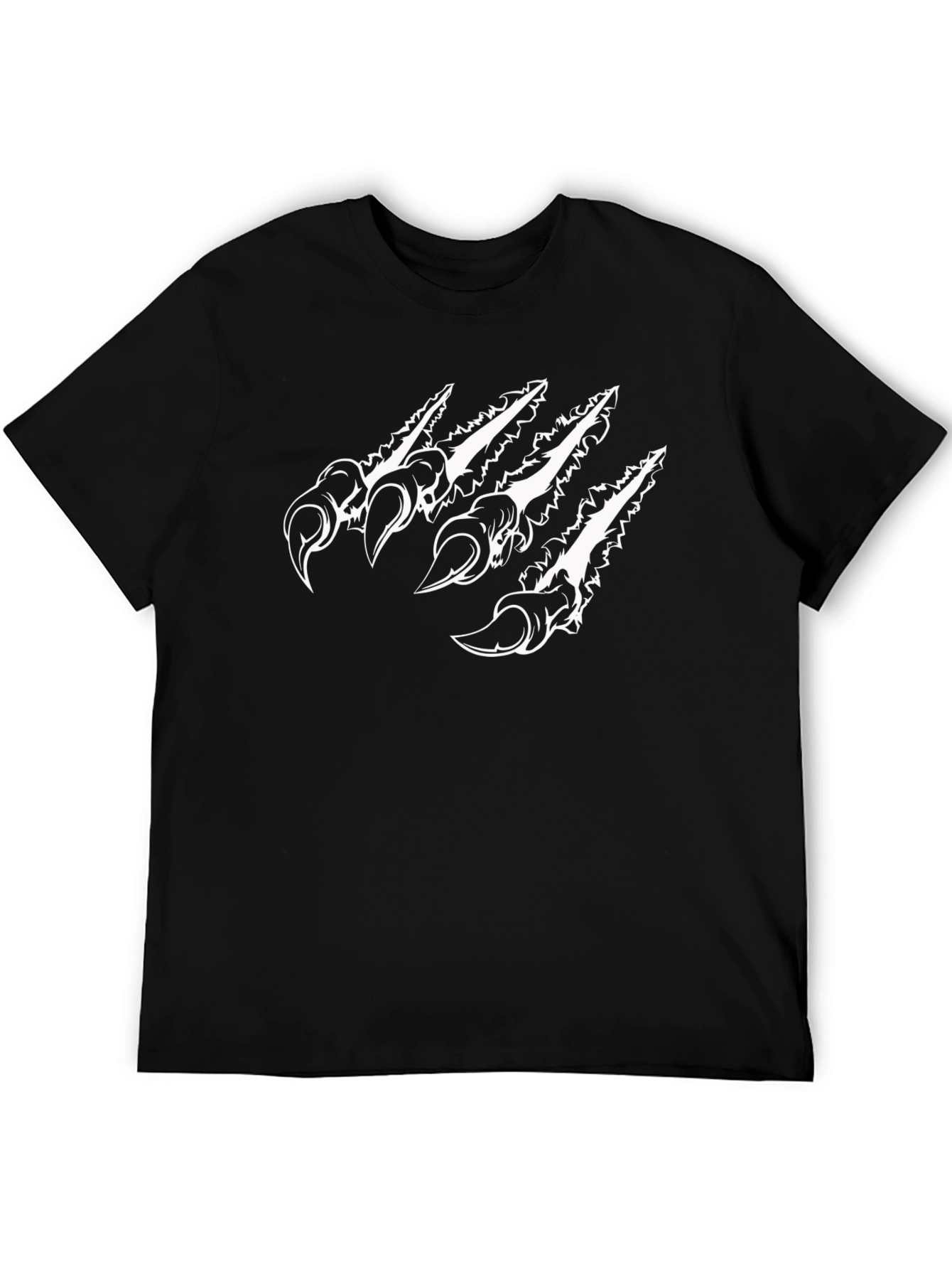 Black Claw Graphic Tee - Mens Casual T-Shirt