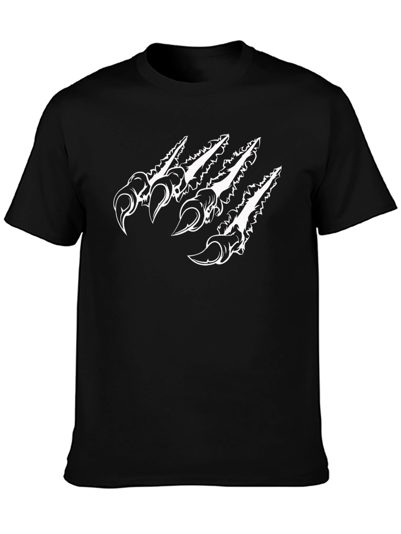 Black Claw Graphic Tee - Mens Casual T-Shirt