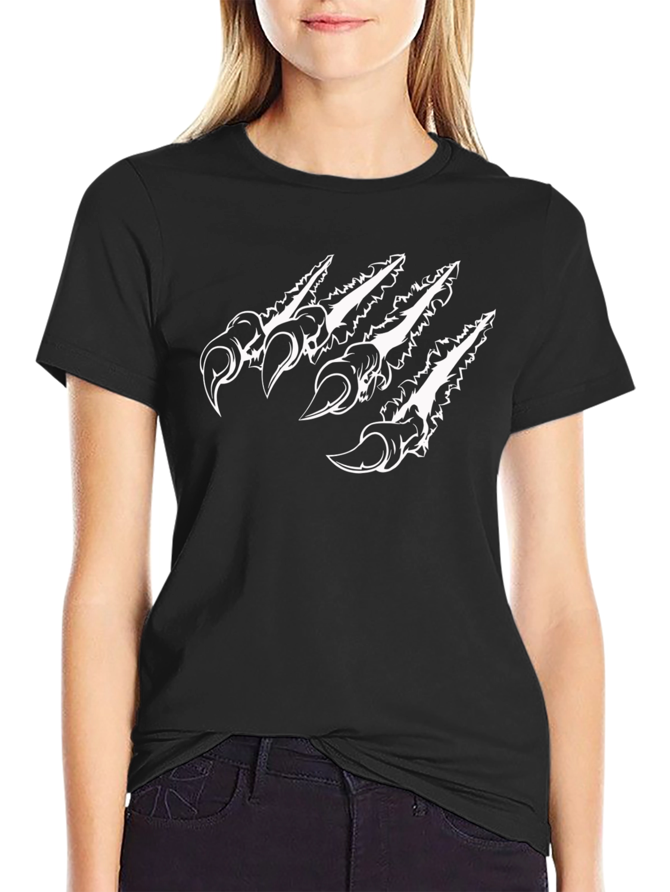 Black Claw Graphic Tee - Mens Casual T-Shirt