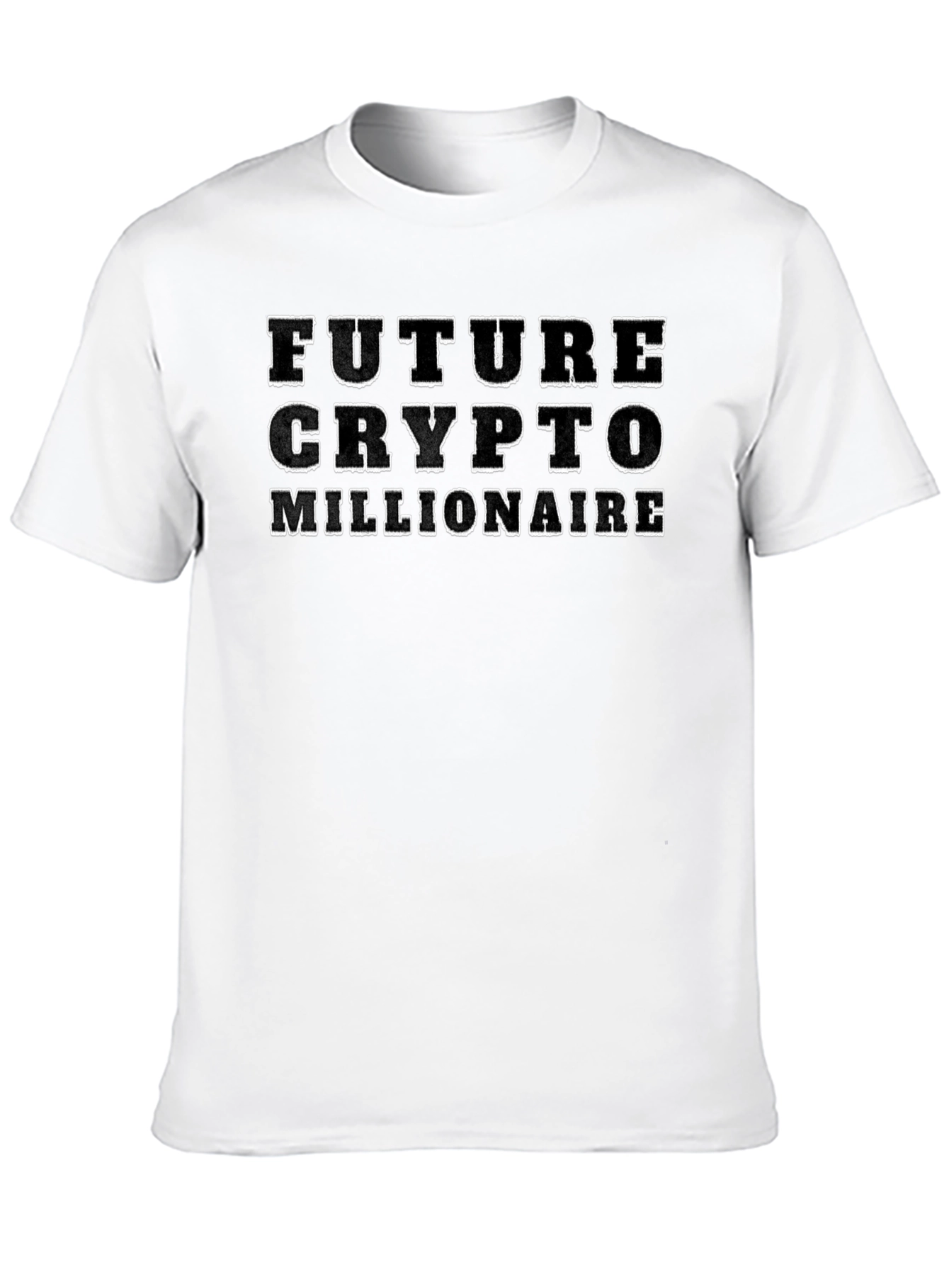 Future Crypto Millionaire Black T-Shirt