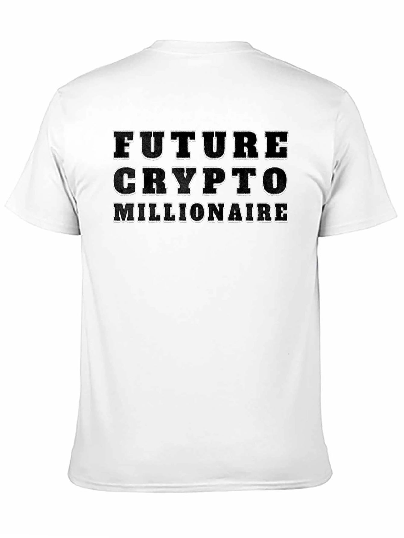 Future Crypto Millionaire Black T-Shirt