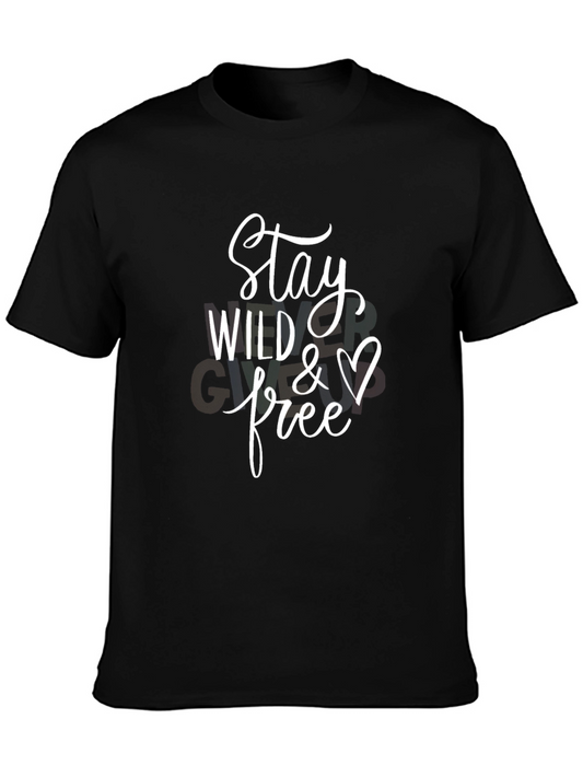 Stay Wild & Free Graphic T-Shirt