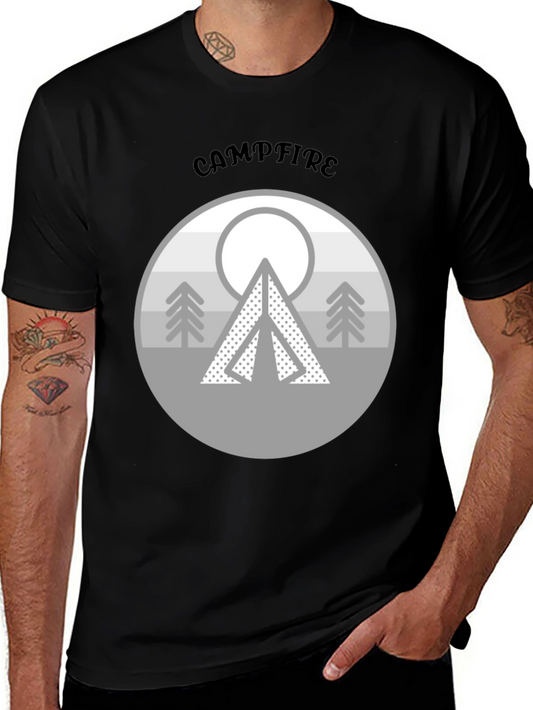 Campfire Design T-Shirt