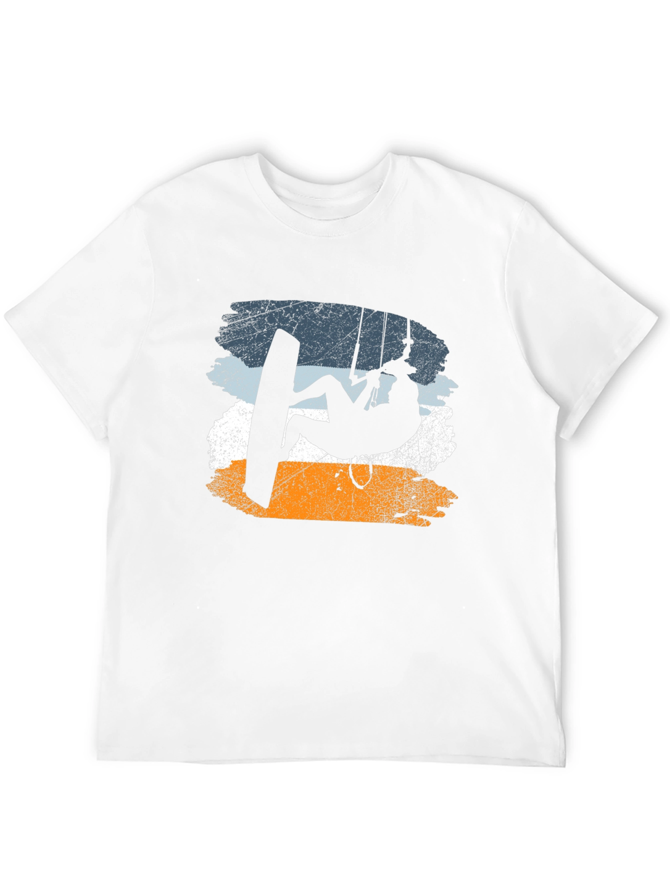 Kitesurfing Silhouette Graphic Tee - Black