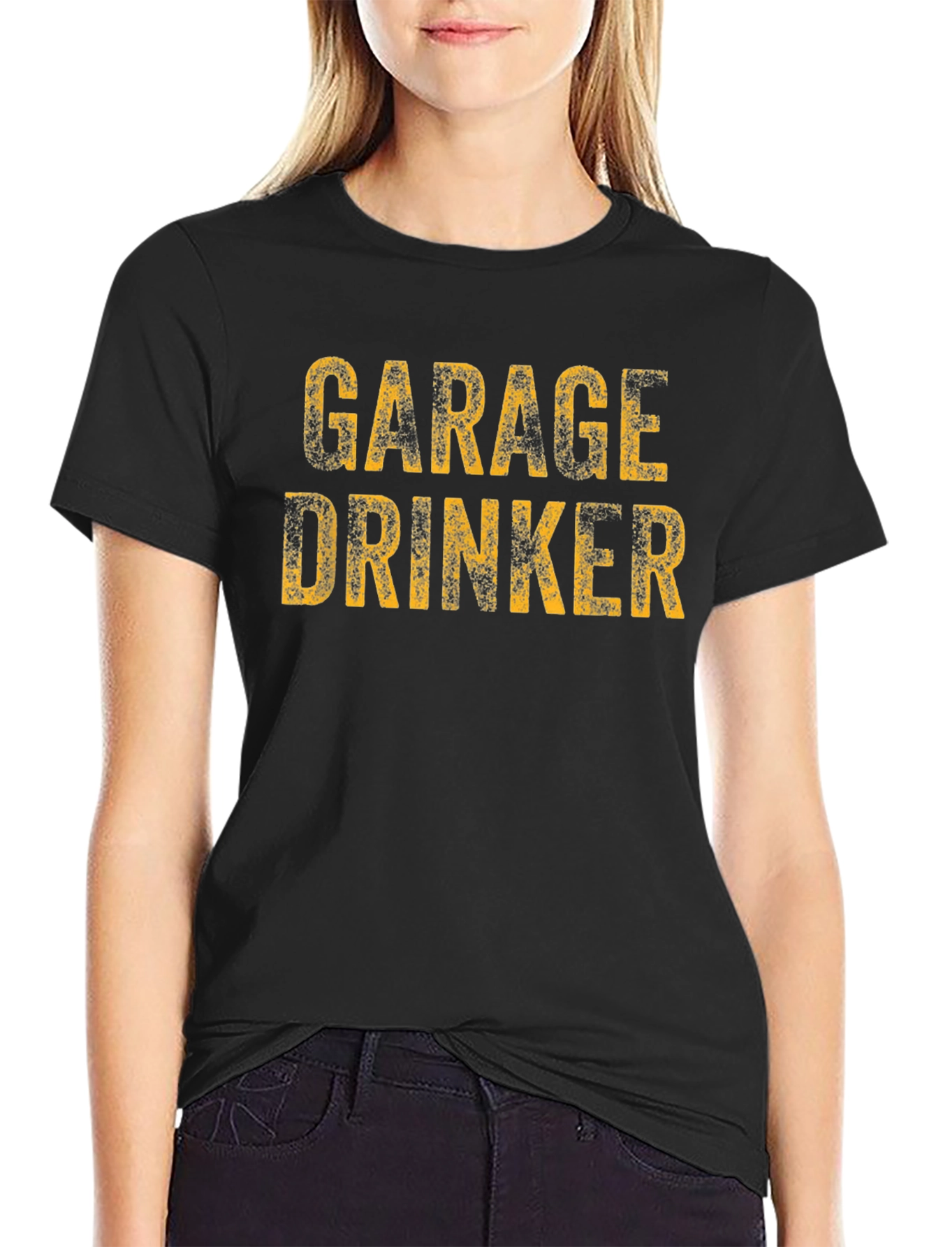 Garage Drinker Black Graphic Tee
