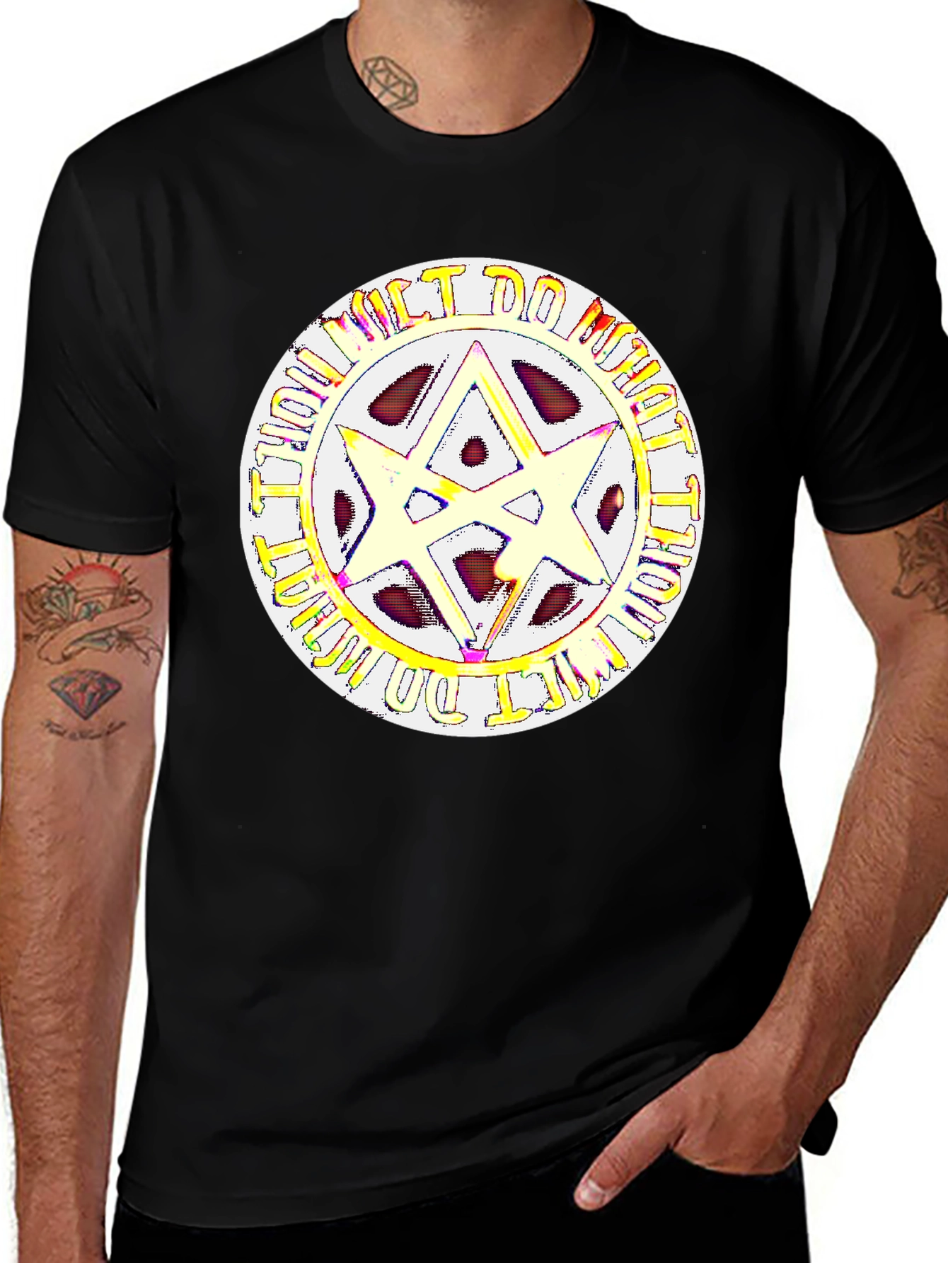 Occult Star Black T-Shirt
