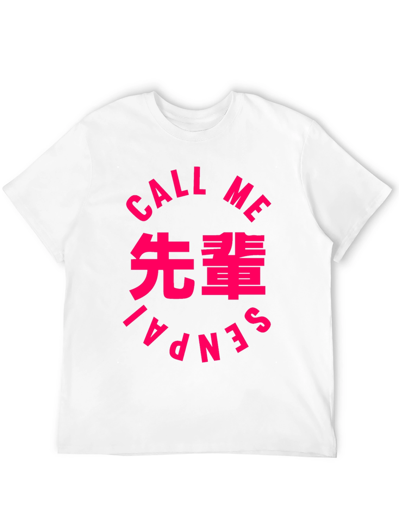 Call Me Senpai Black T-Shirt
