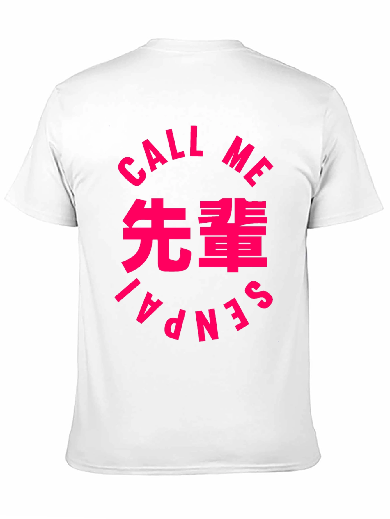 Call Me Senpai Black T-Shirt