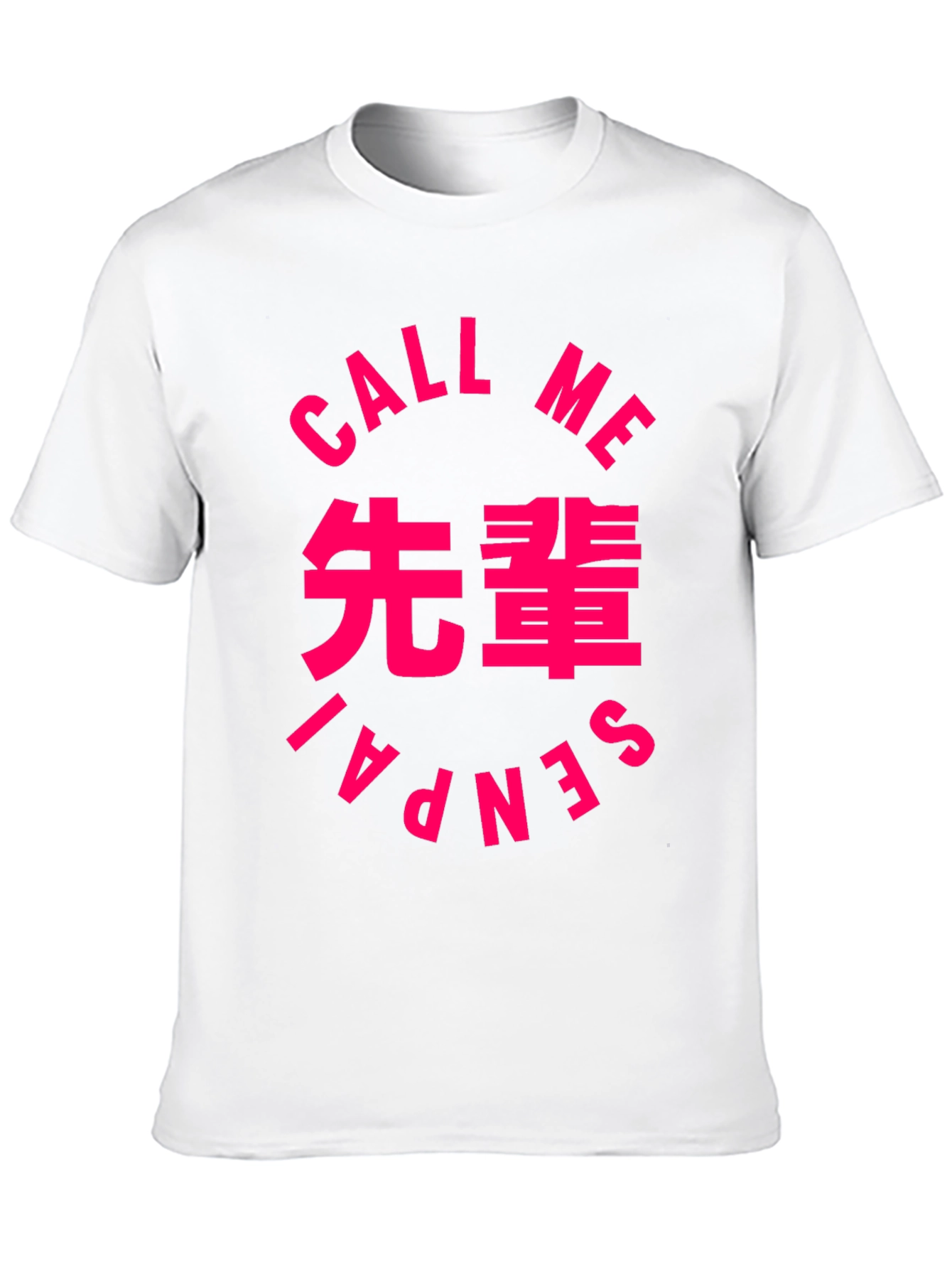 Call Me Senpai Black T-Shirt
