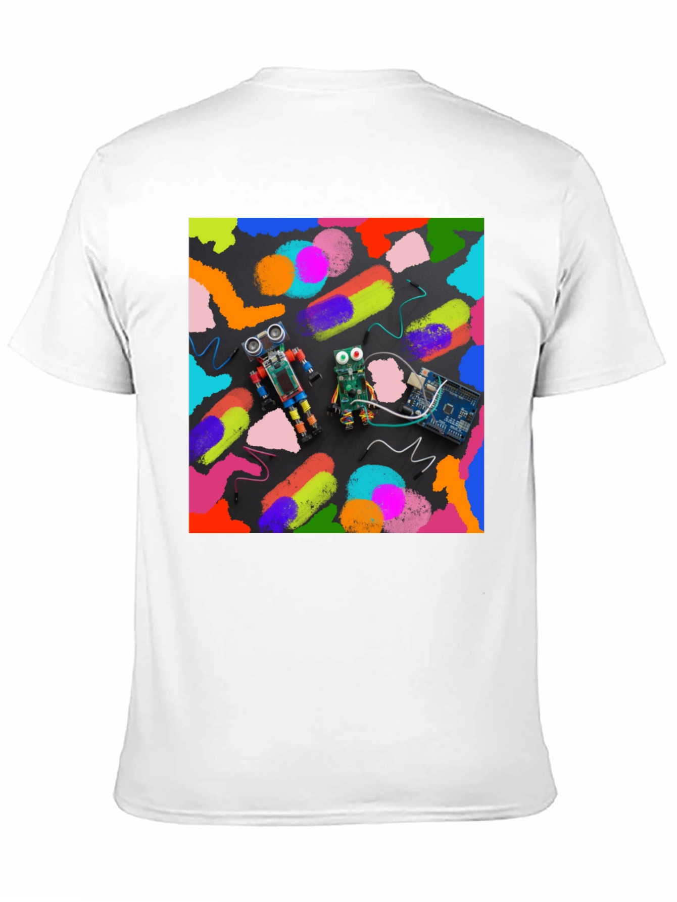 Robotics & Art T-Shirt: Funky Robot Circuit Design