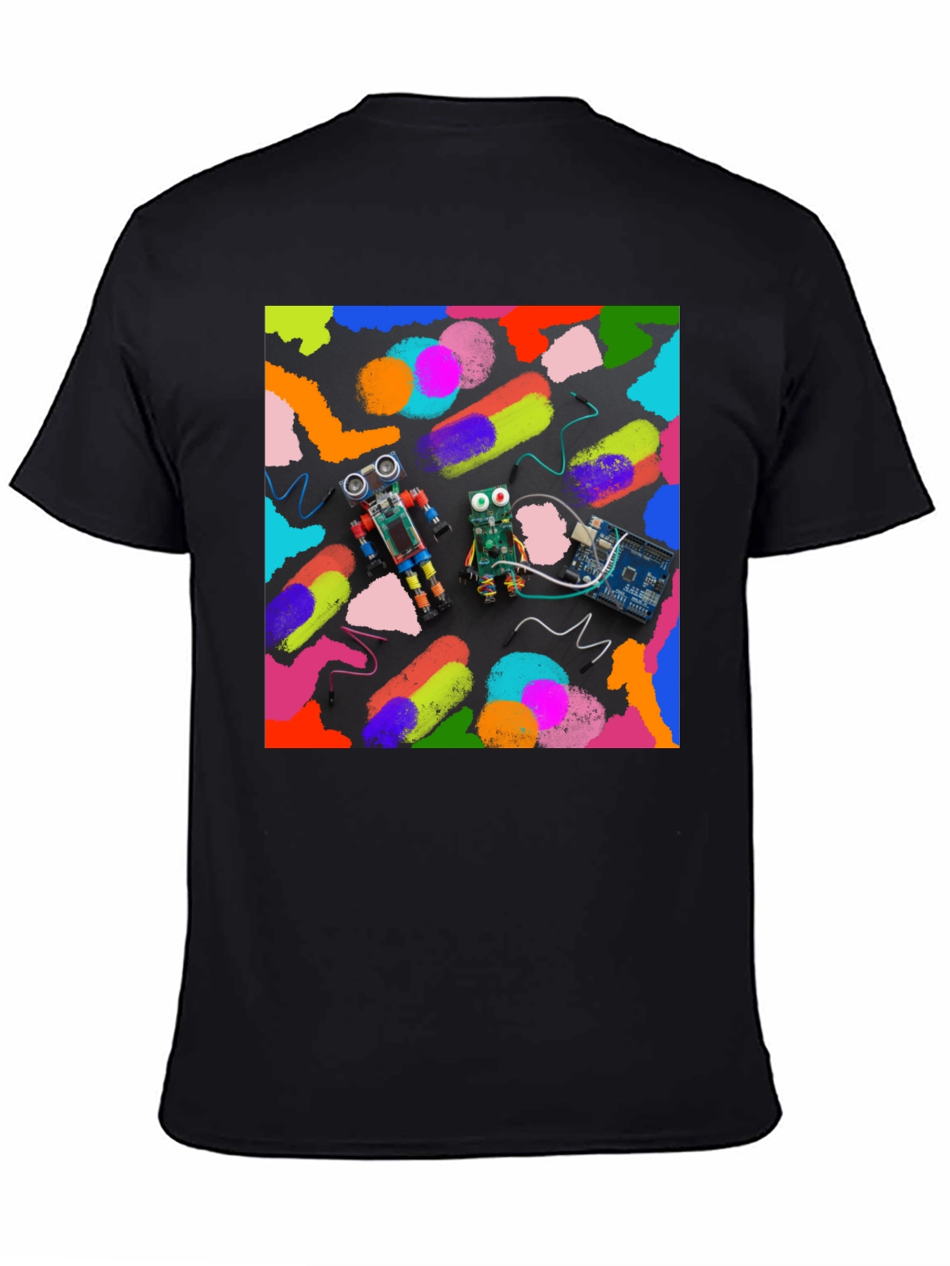 Robotics & Art T-Shirt: Funky Robot Circuit Design