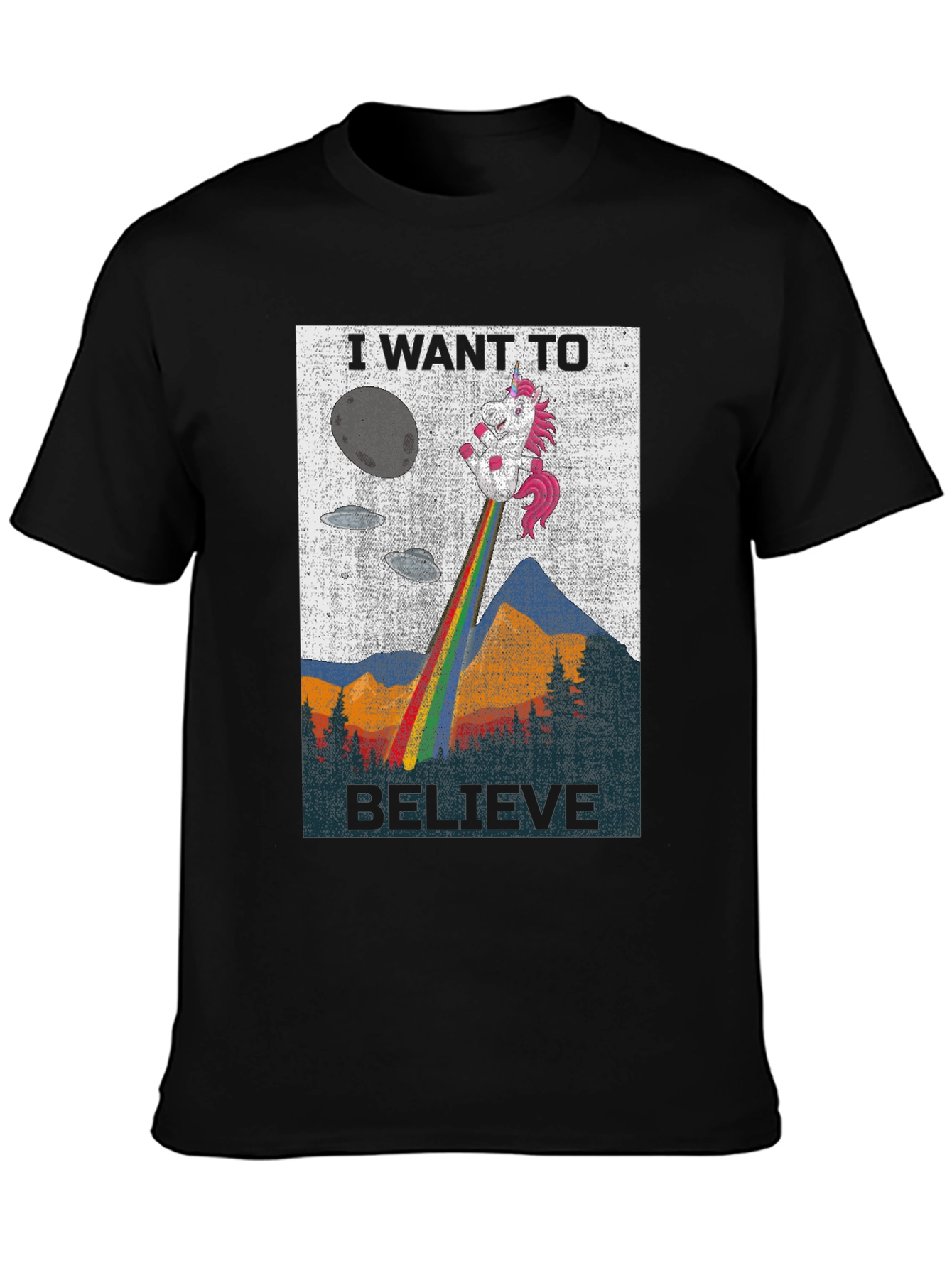 I Want to Believe Unicorn T-Shirt