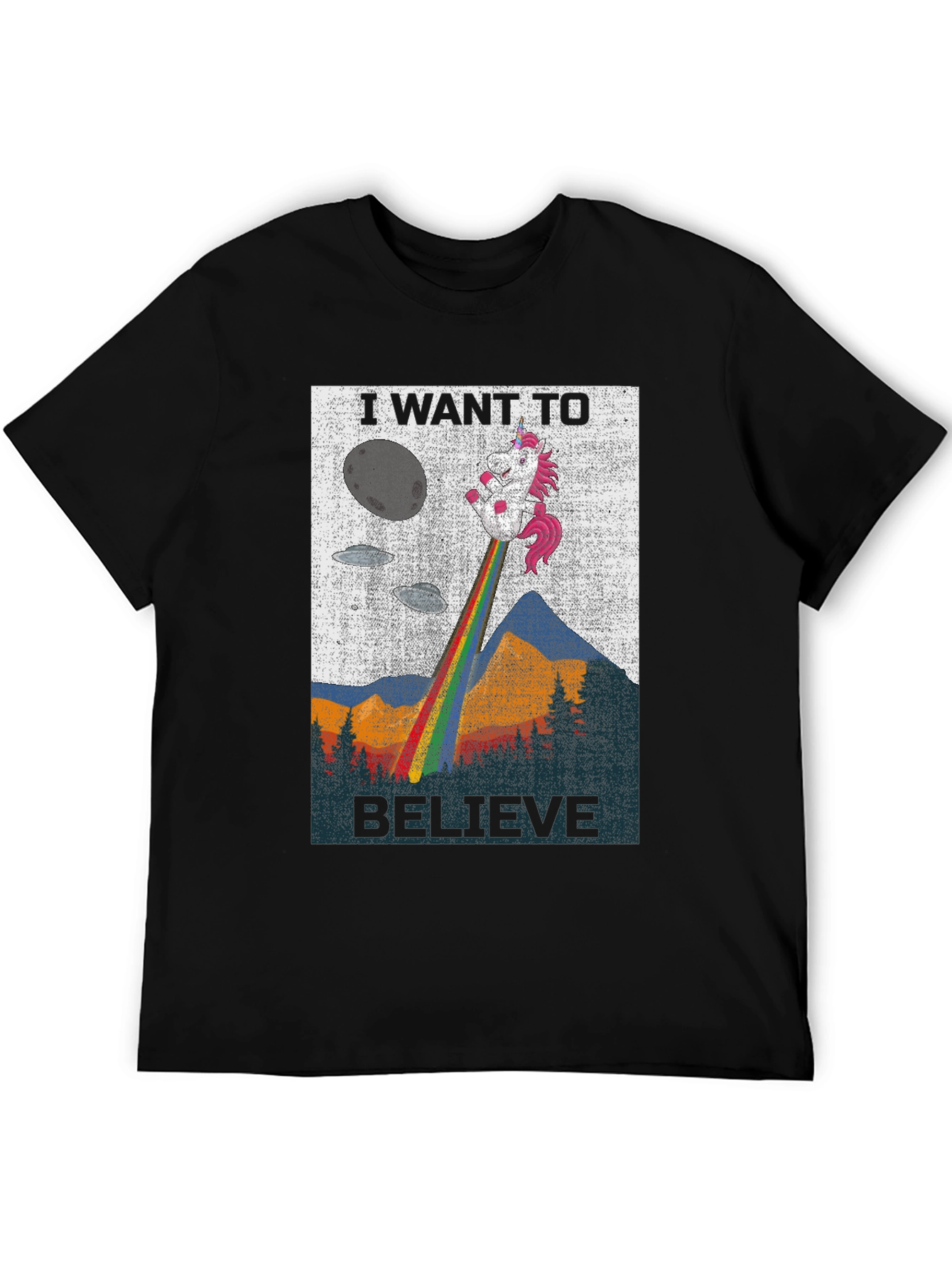 I Want to Believe Unicorn T-Shirt